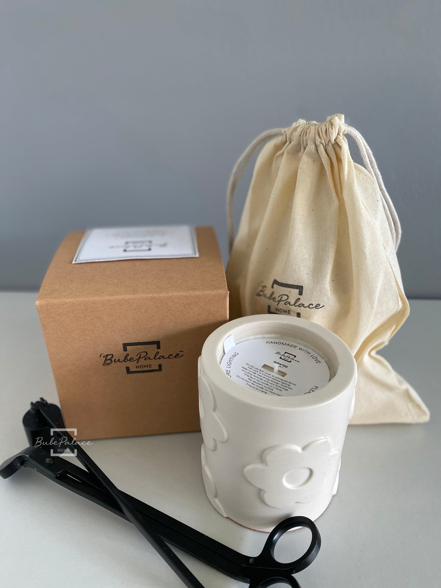 Handmade Daisy Container Scented Candle