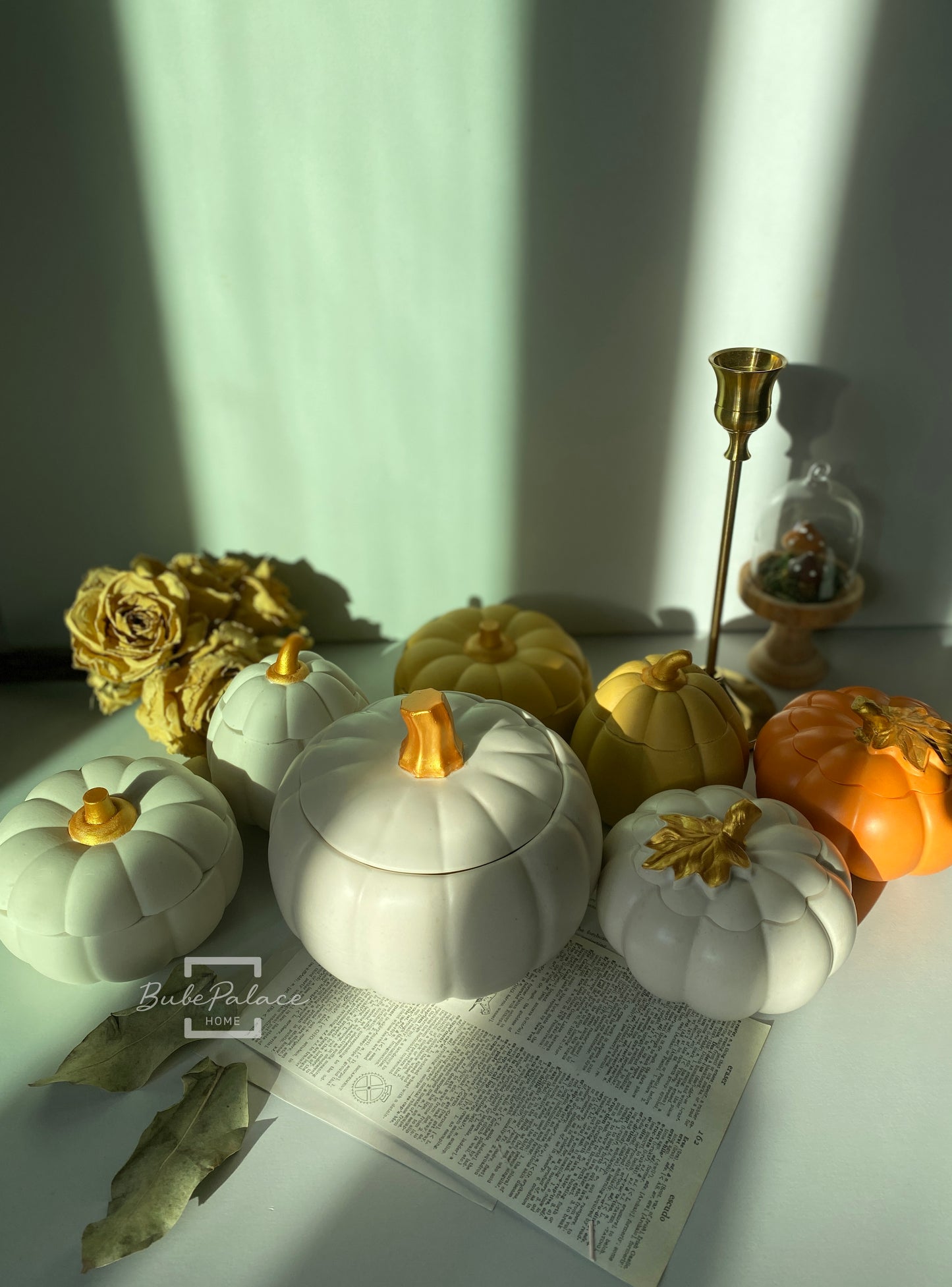 Large Pumpkin Container Scented Candle
