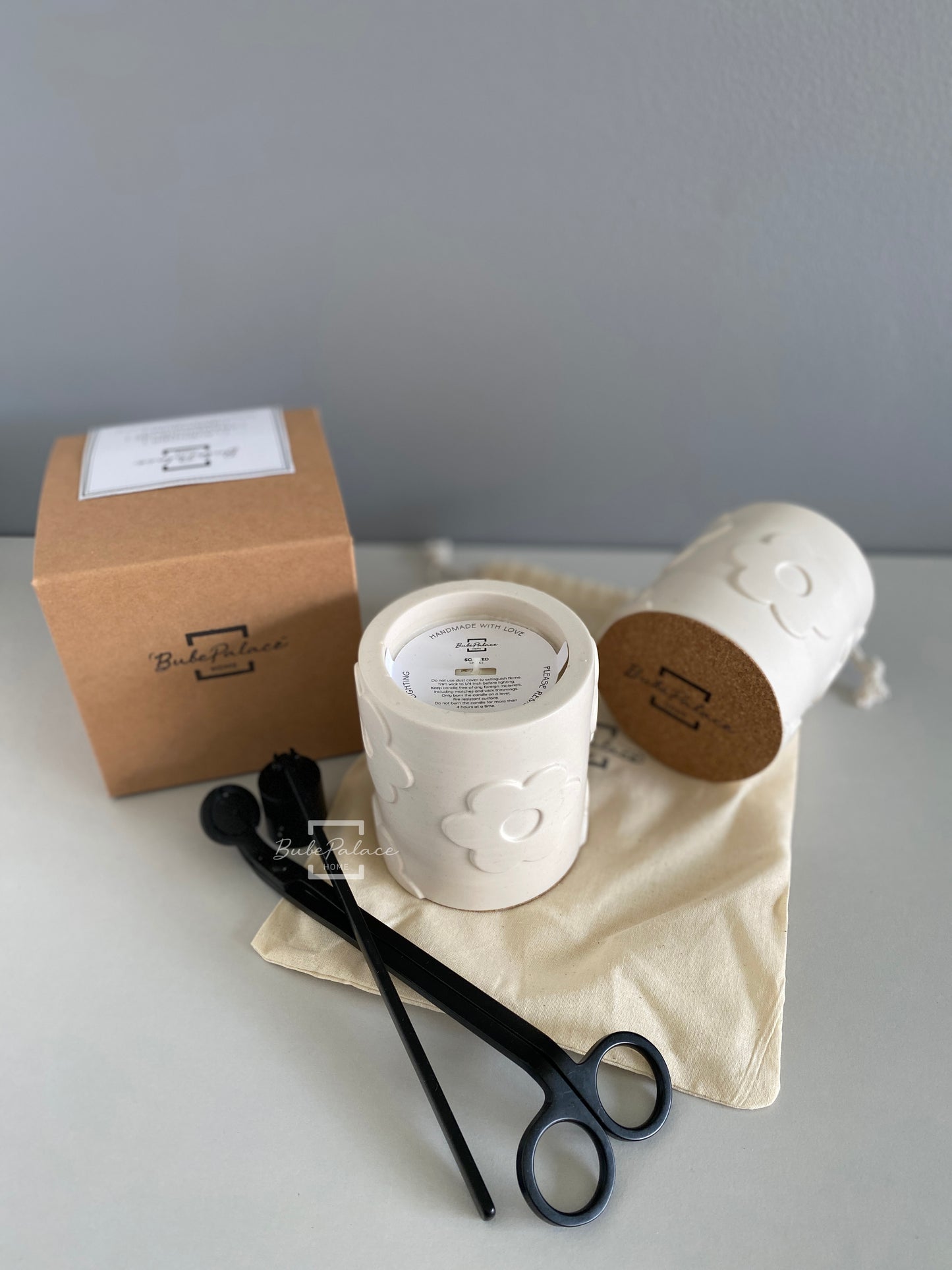 Handmade Daisy Container Scented Candle