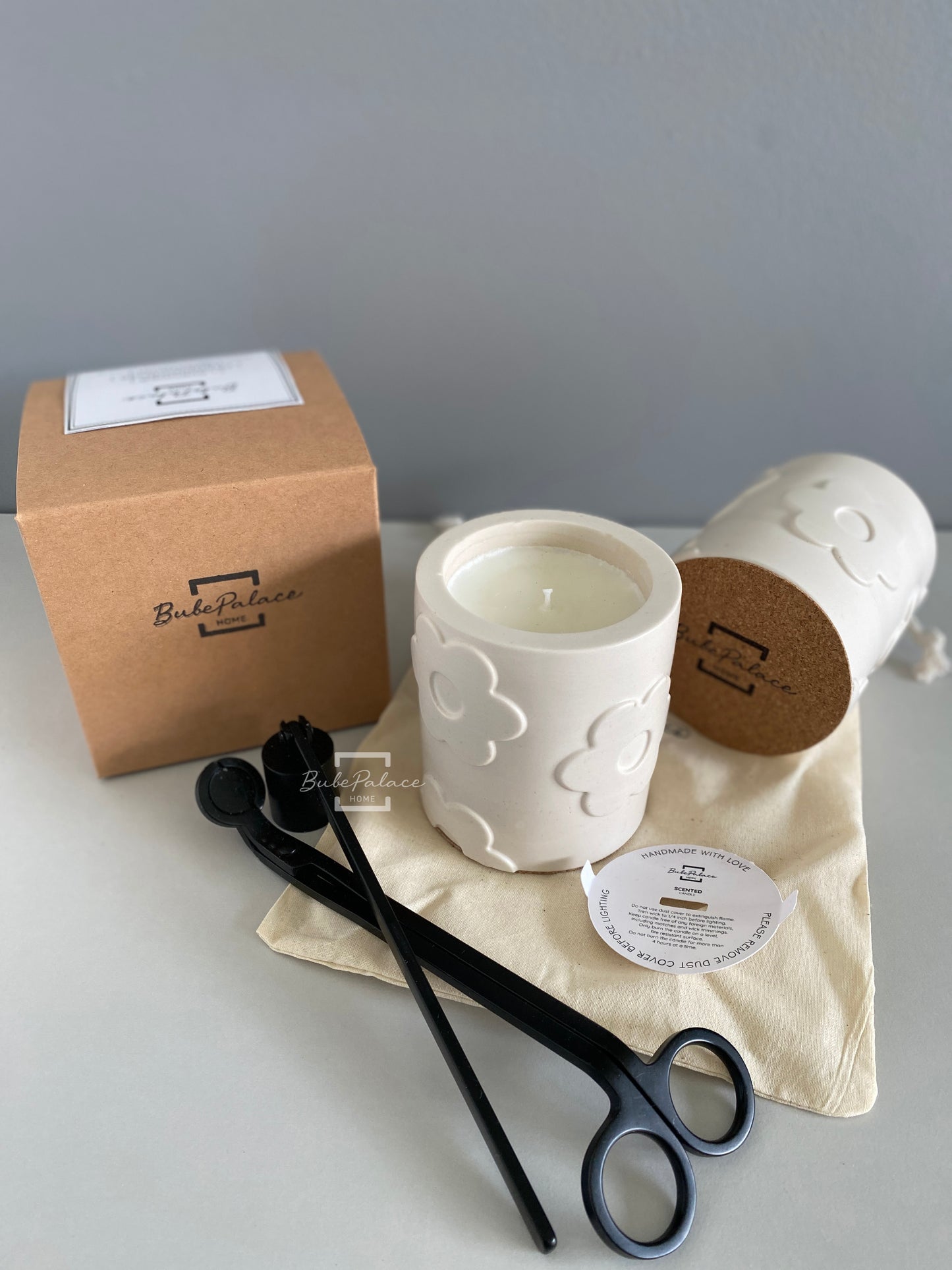 Handmade Daisy Container Scented Candle