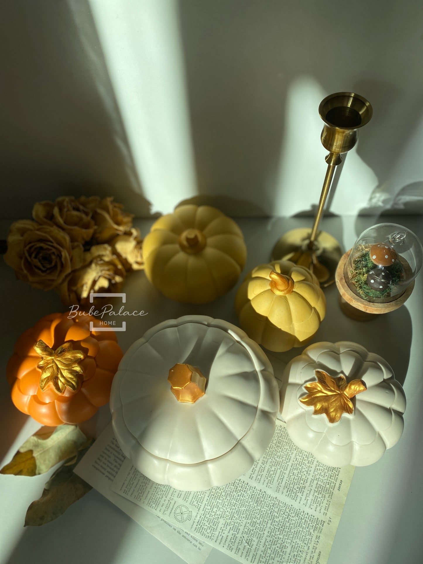 Large Pumpkin Container Scented Candle