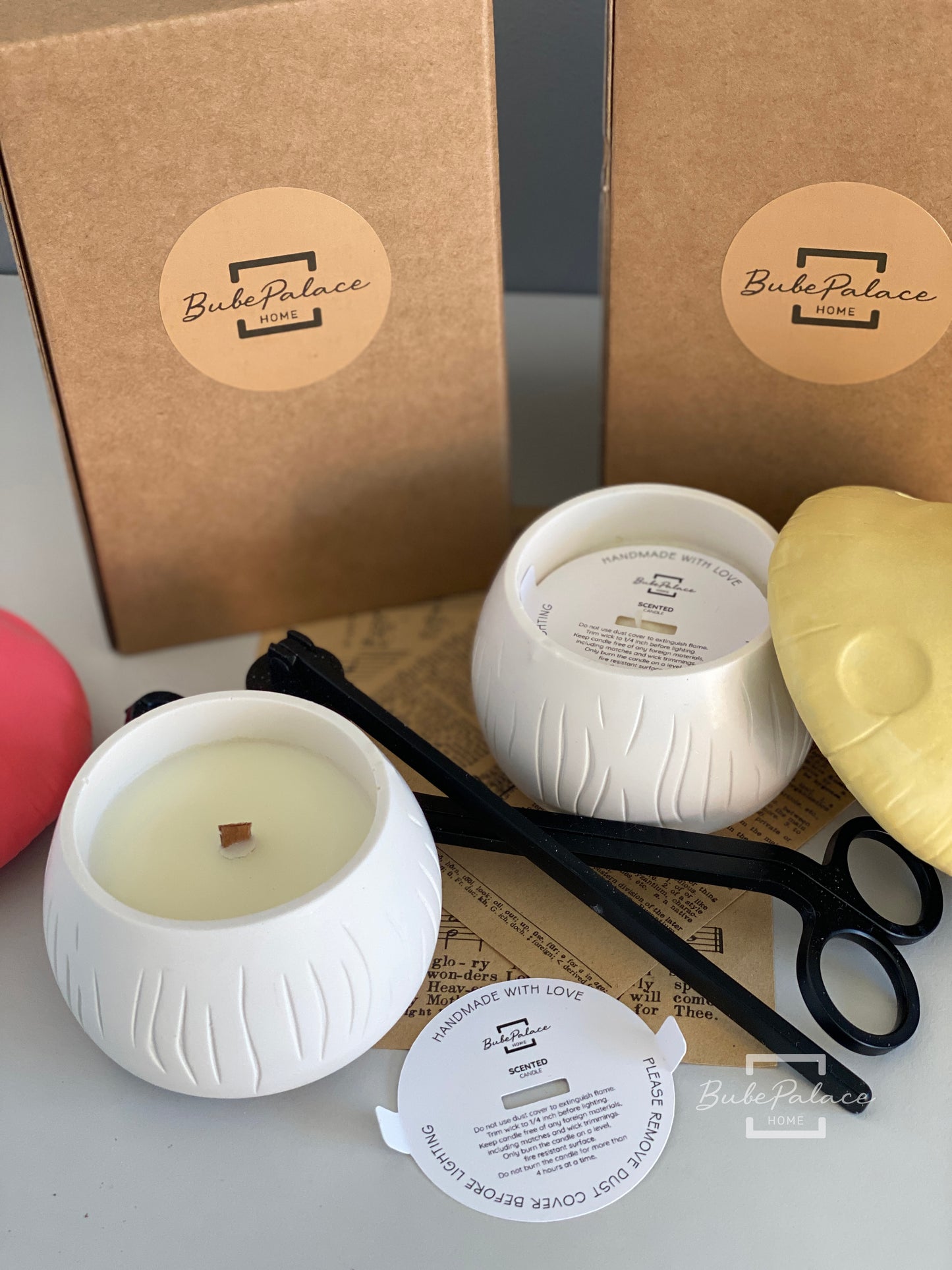 Mushroom shaped candle