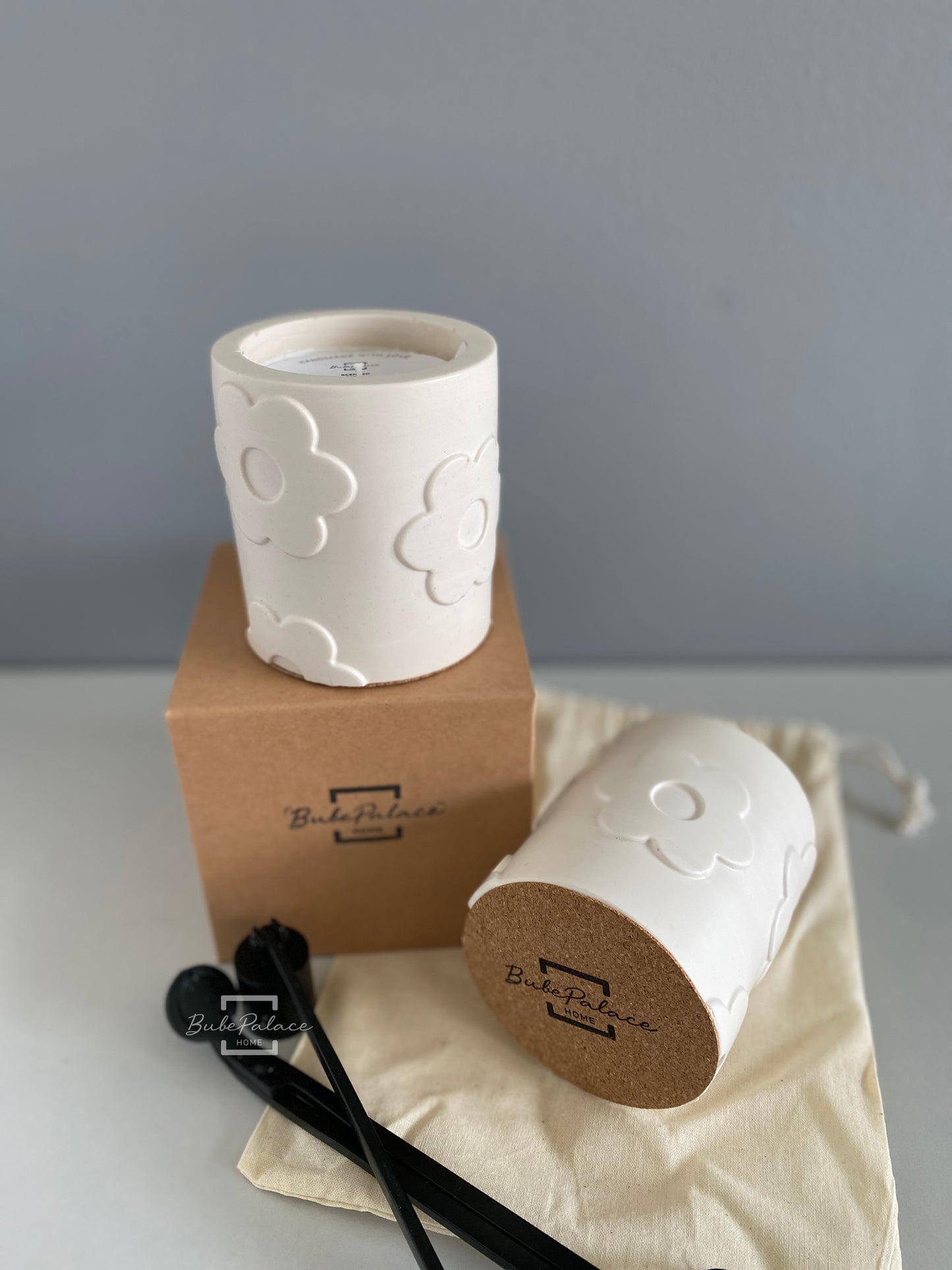 Handmade Daisy Container Scented Candle