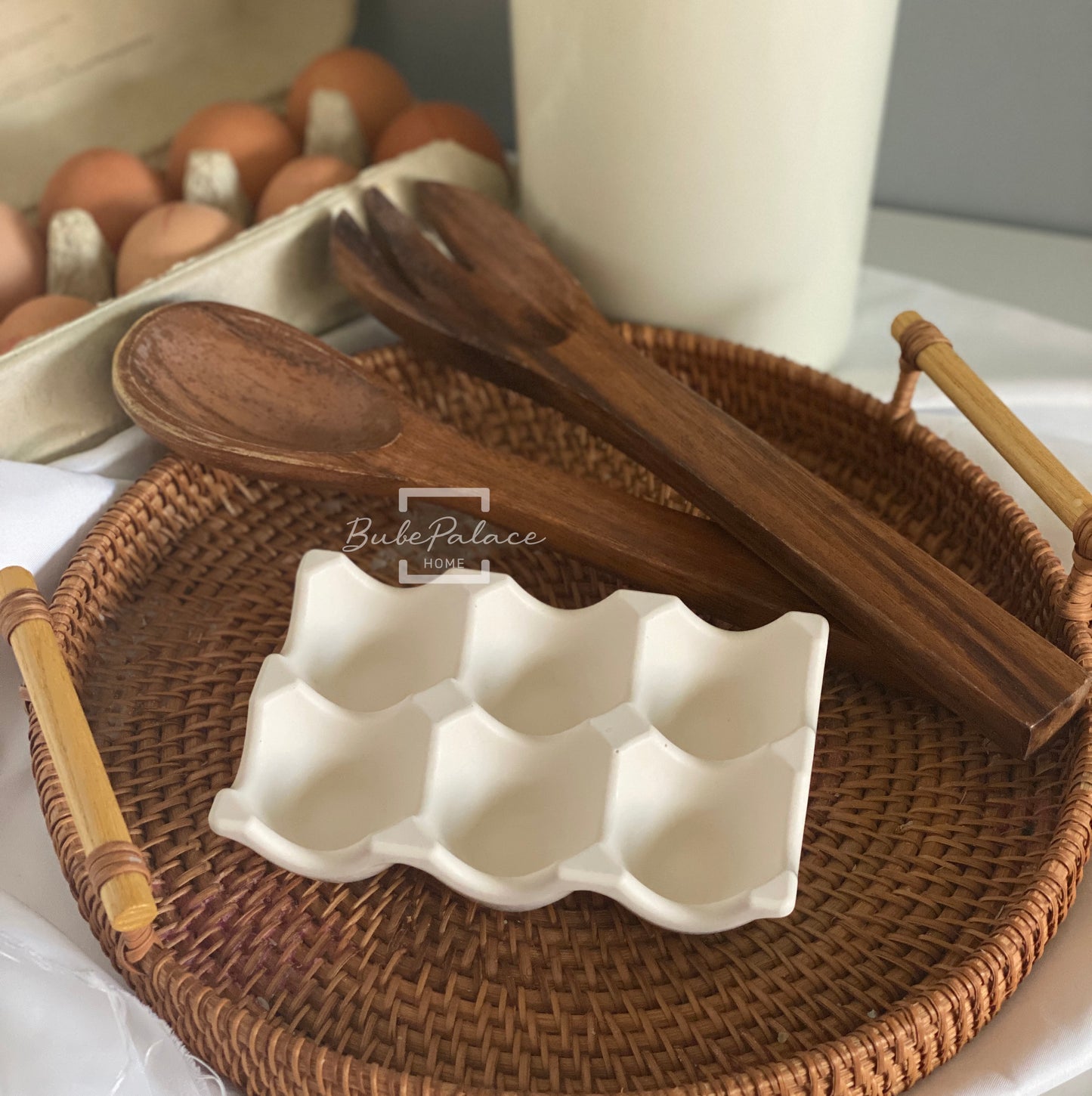 Handmade Stone Egg Holder