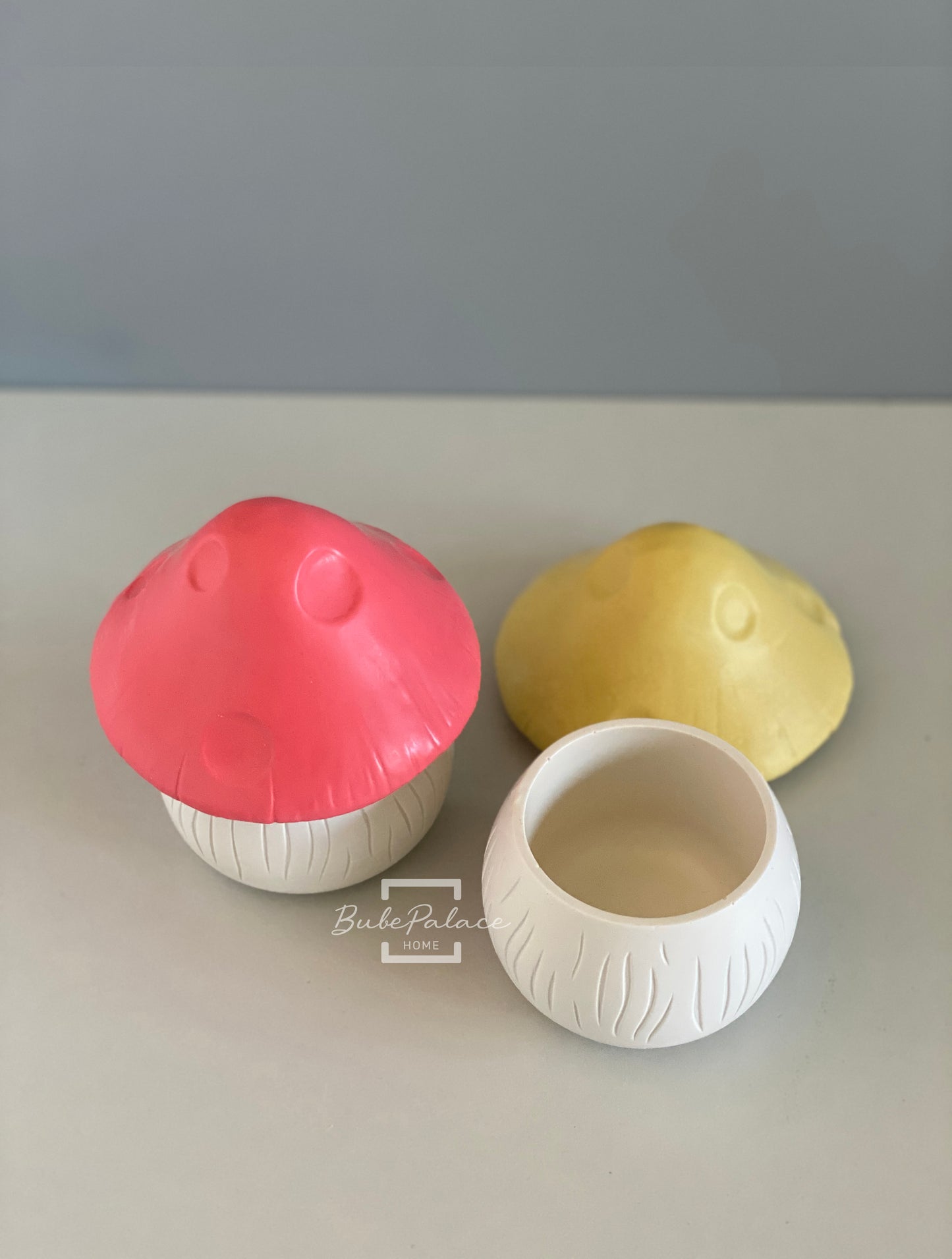 Mushroom shaped candle