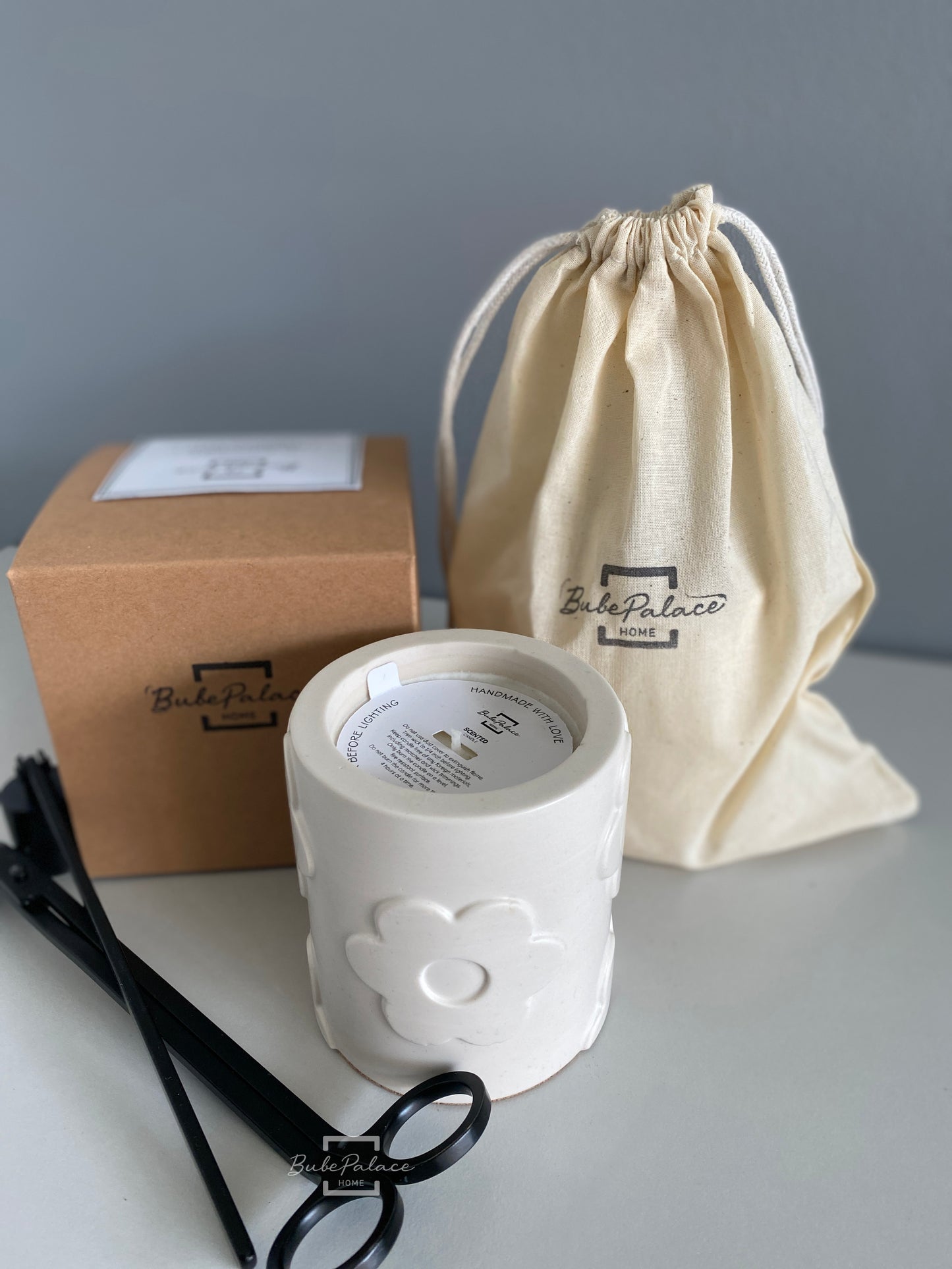Handmade Daisy Container Scented Candle