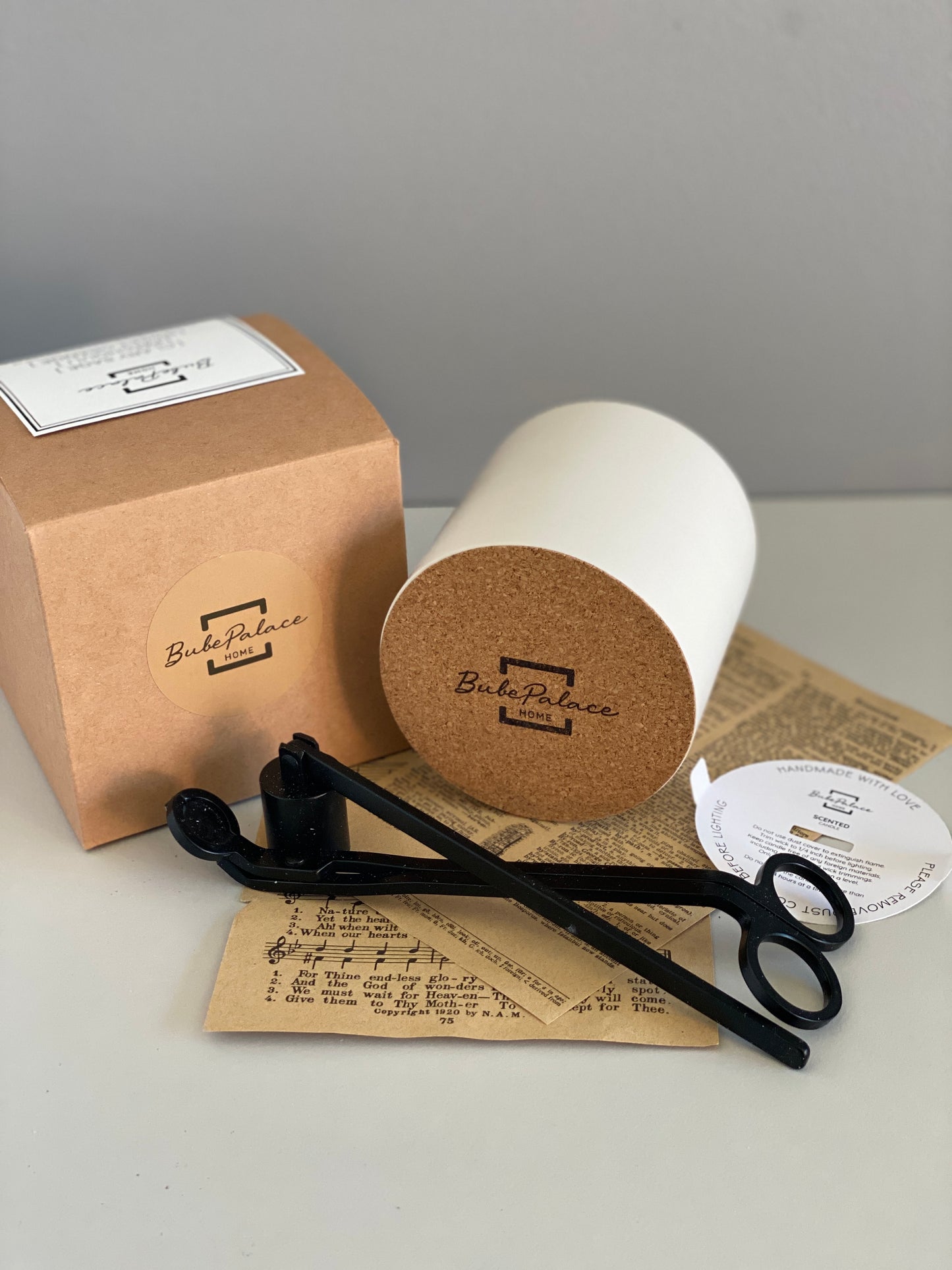 Simple Round Scented Container Candle