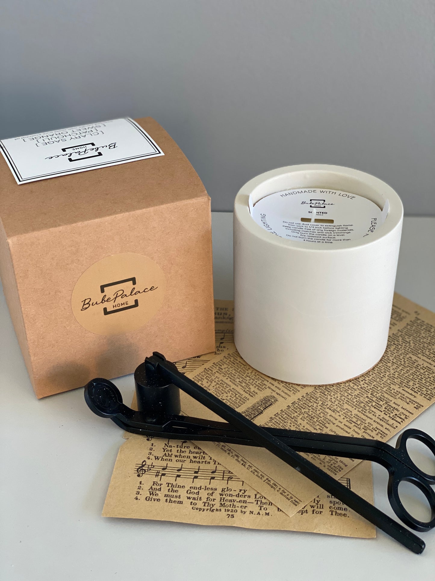 Simple Round Scented Container Candle