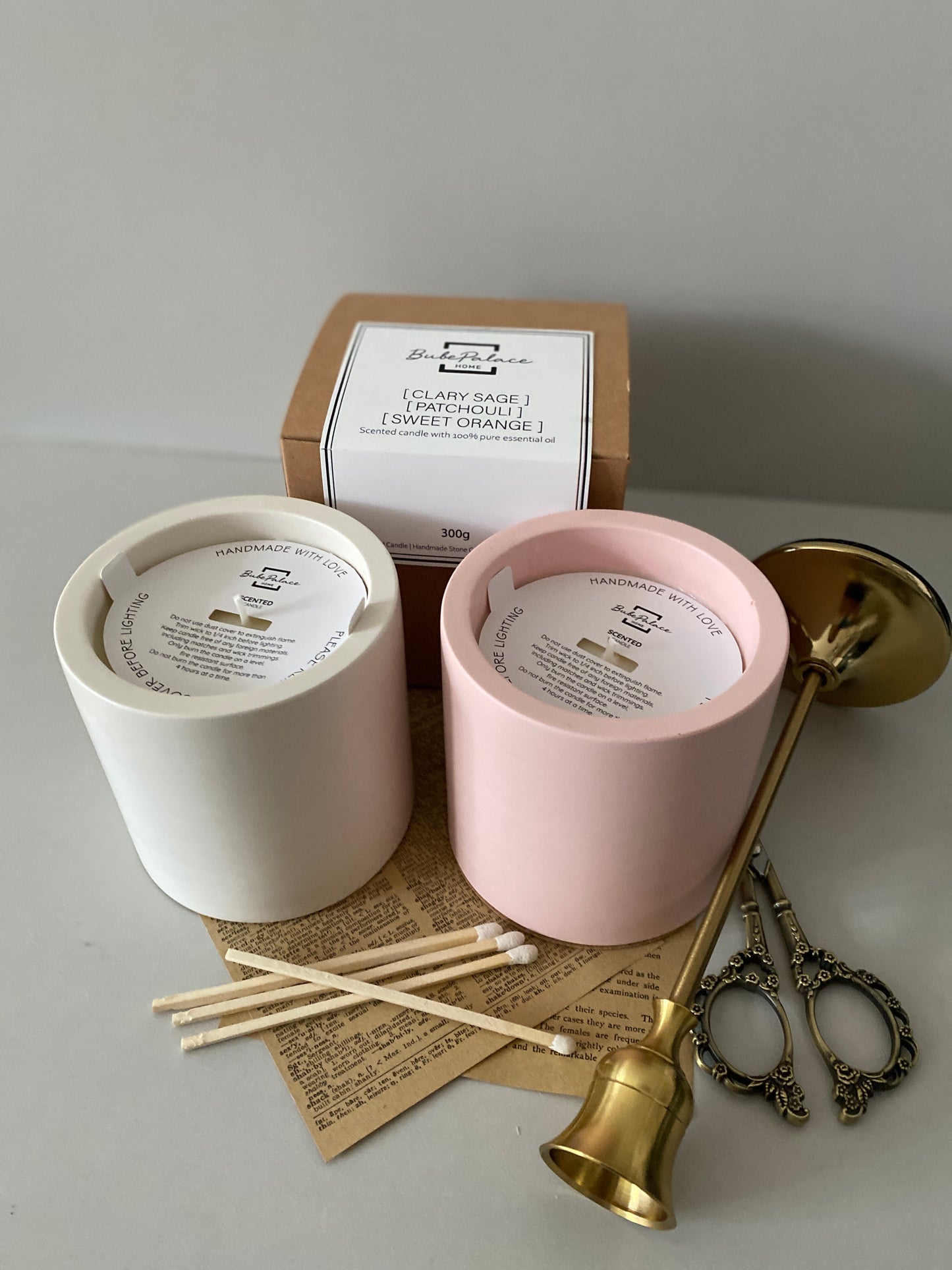 Simple Round Scented Container Candle