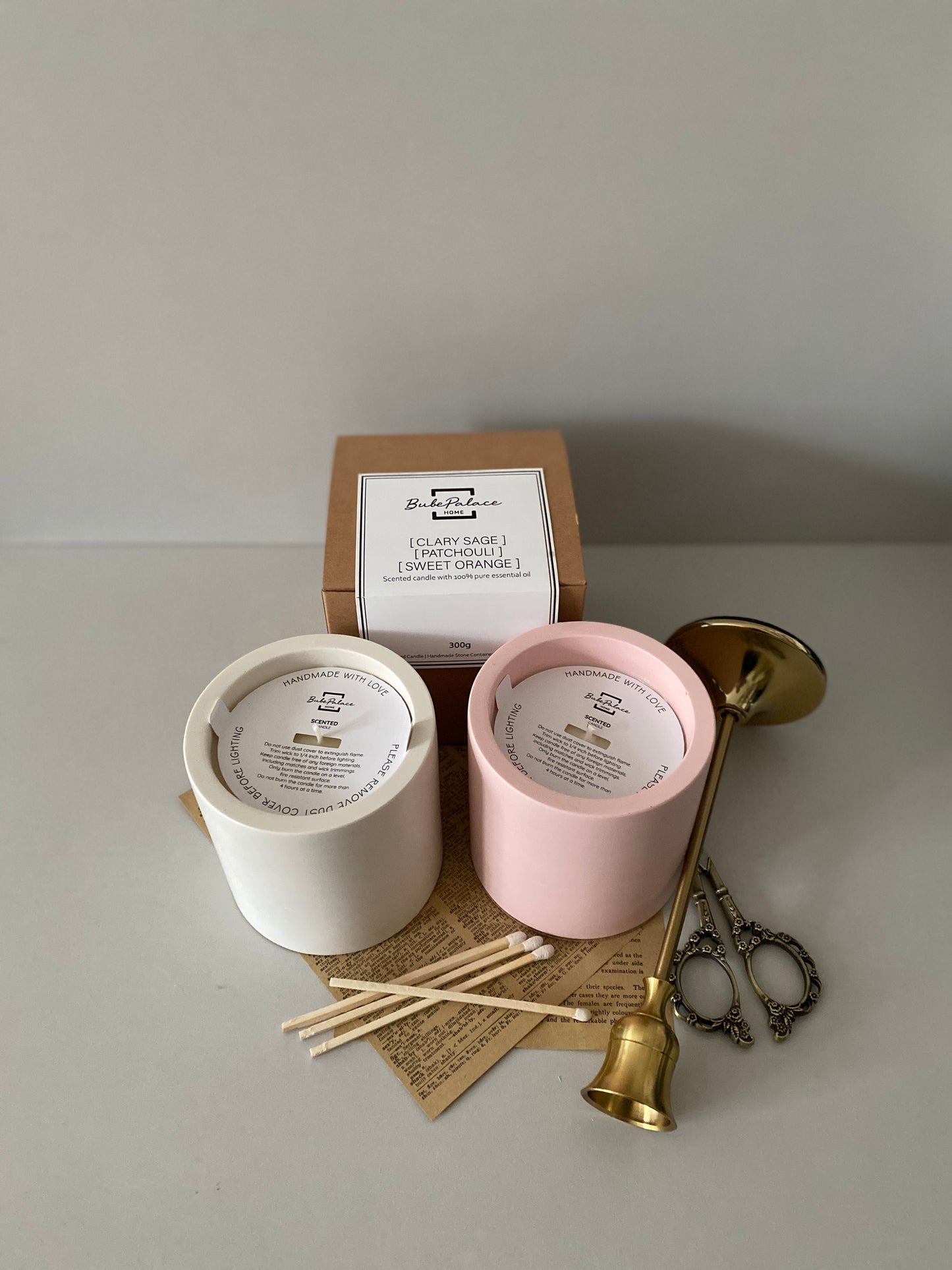 Simple Round Scented Container Candle
