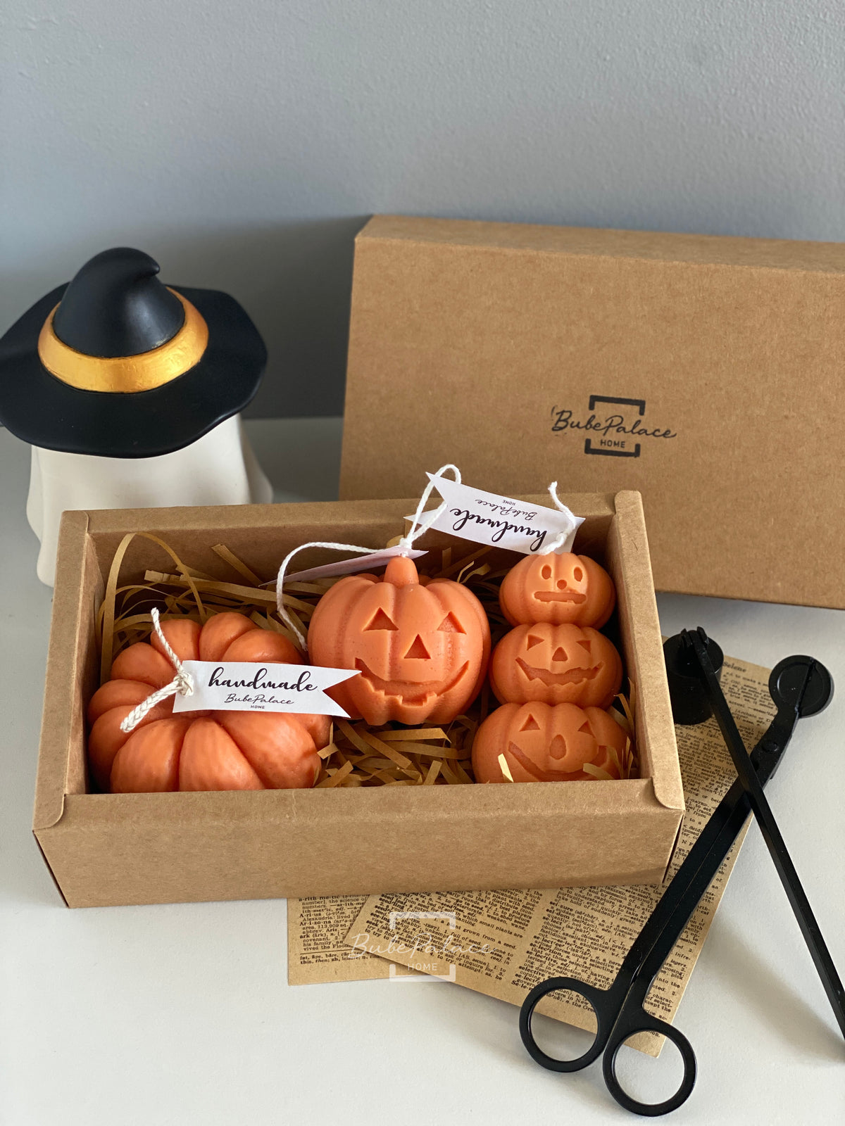 Halloween Pumpkin Gift Set - Set of 3