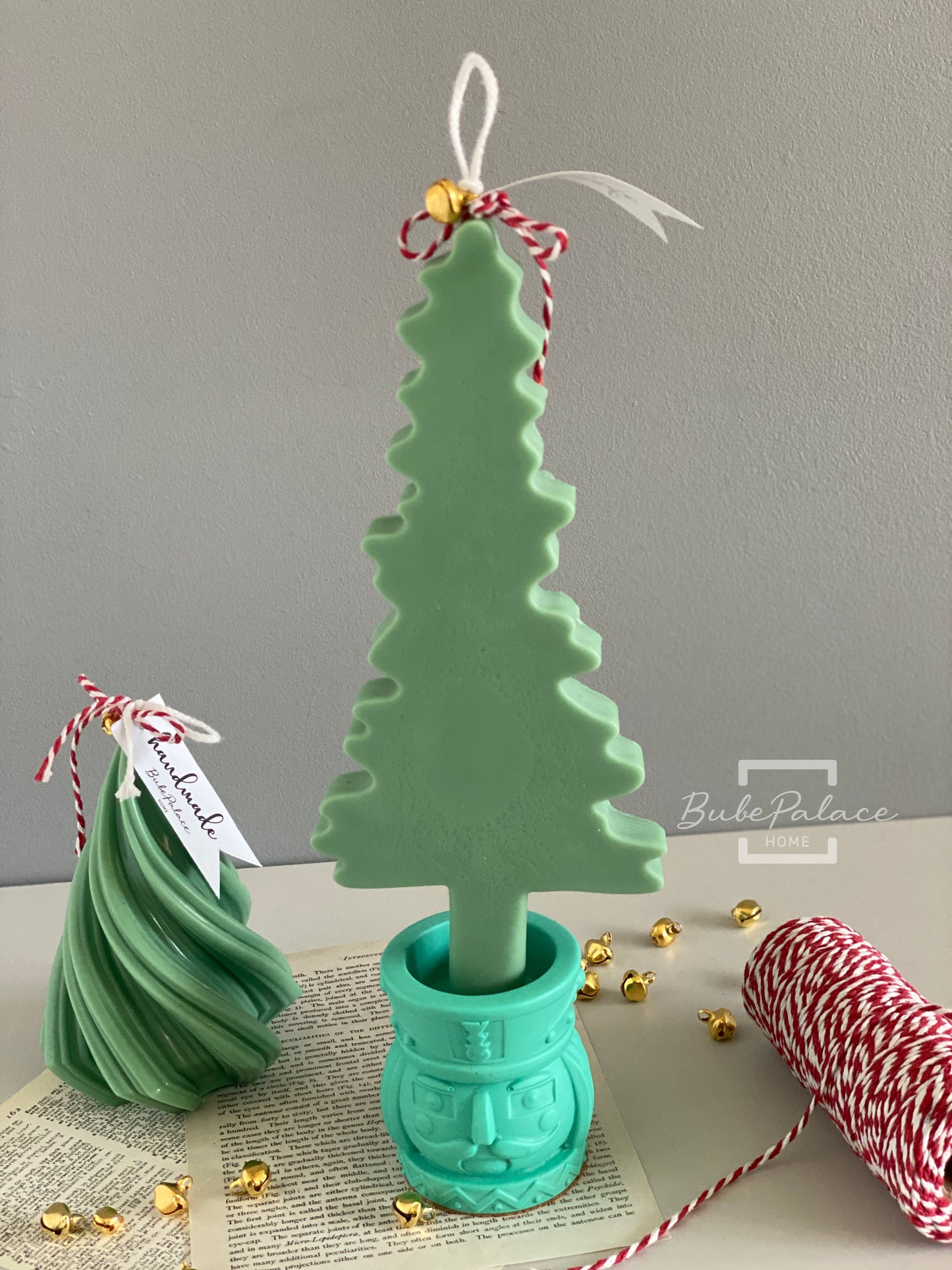 Handcrafted Nutcracker Candlestick Holder