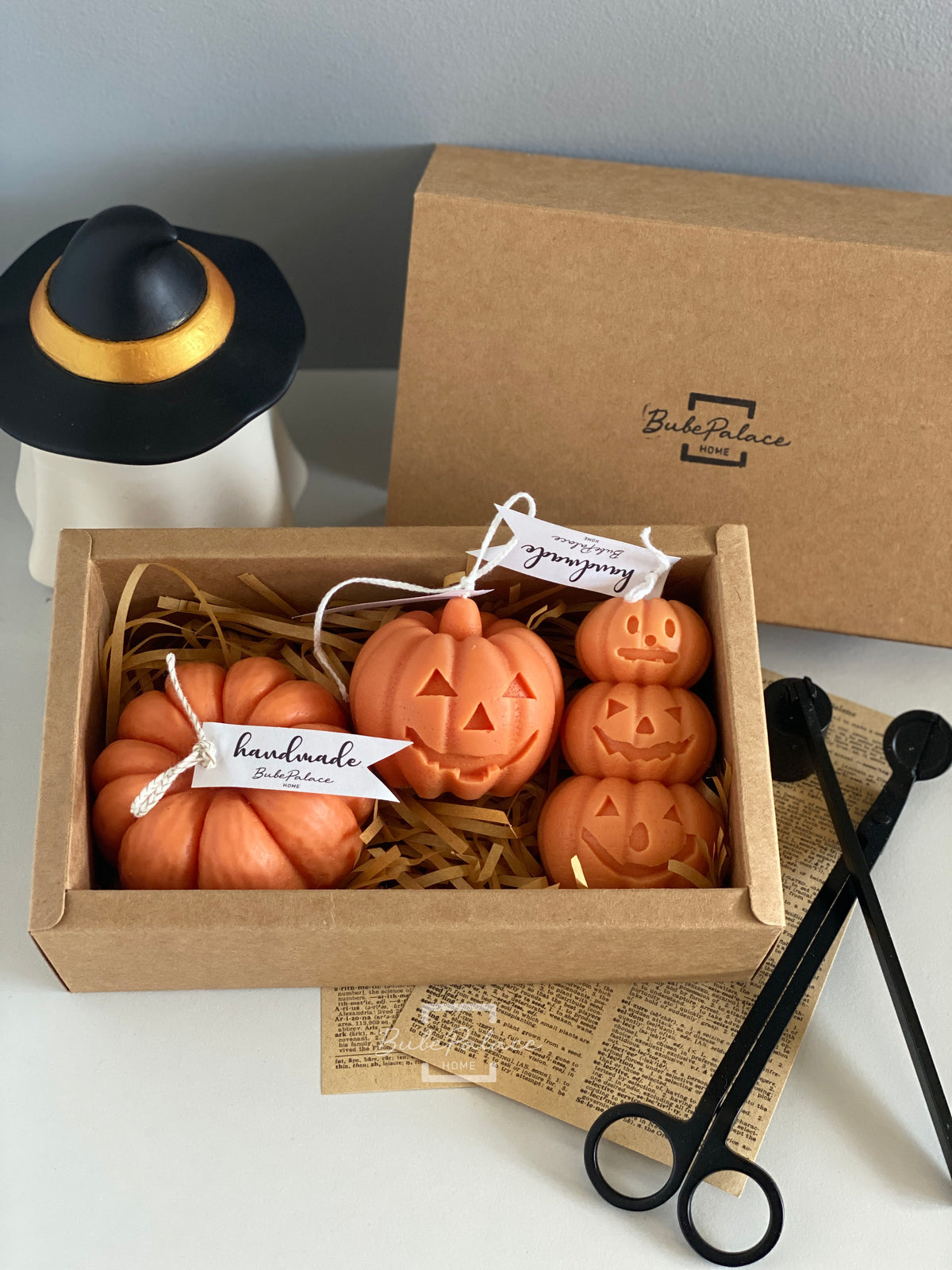 Halloween Pumpkin Gift Set - Set of 3
