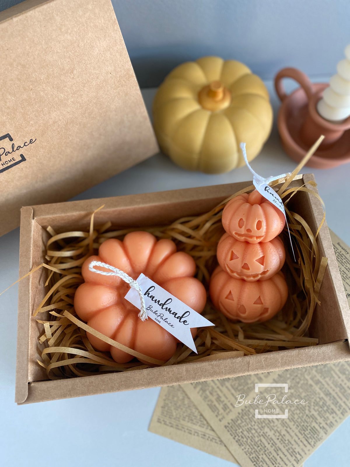 Halloween Pumpkin Gift Set - Set of 3