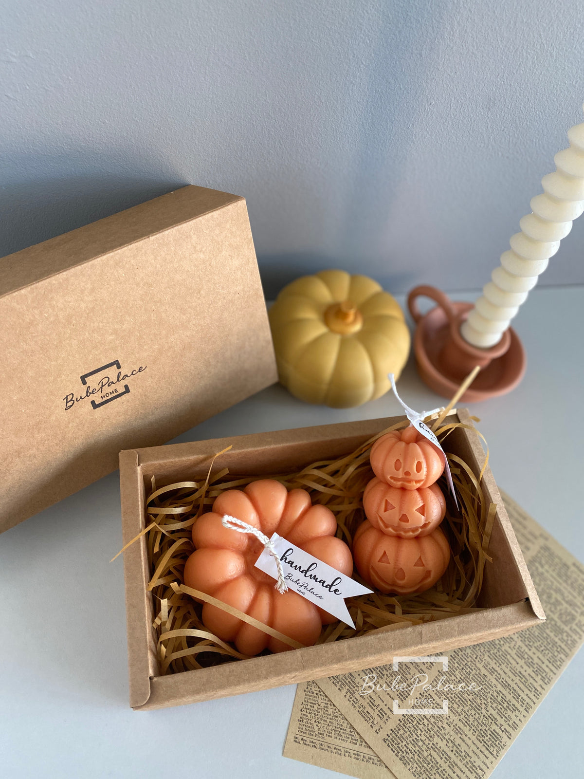 Halloween Pumpkin Gift Set - Set of 3