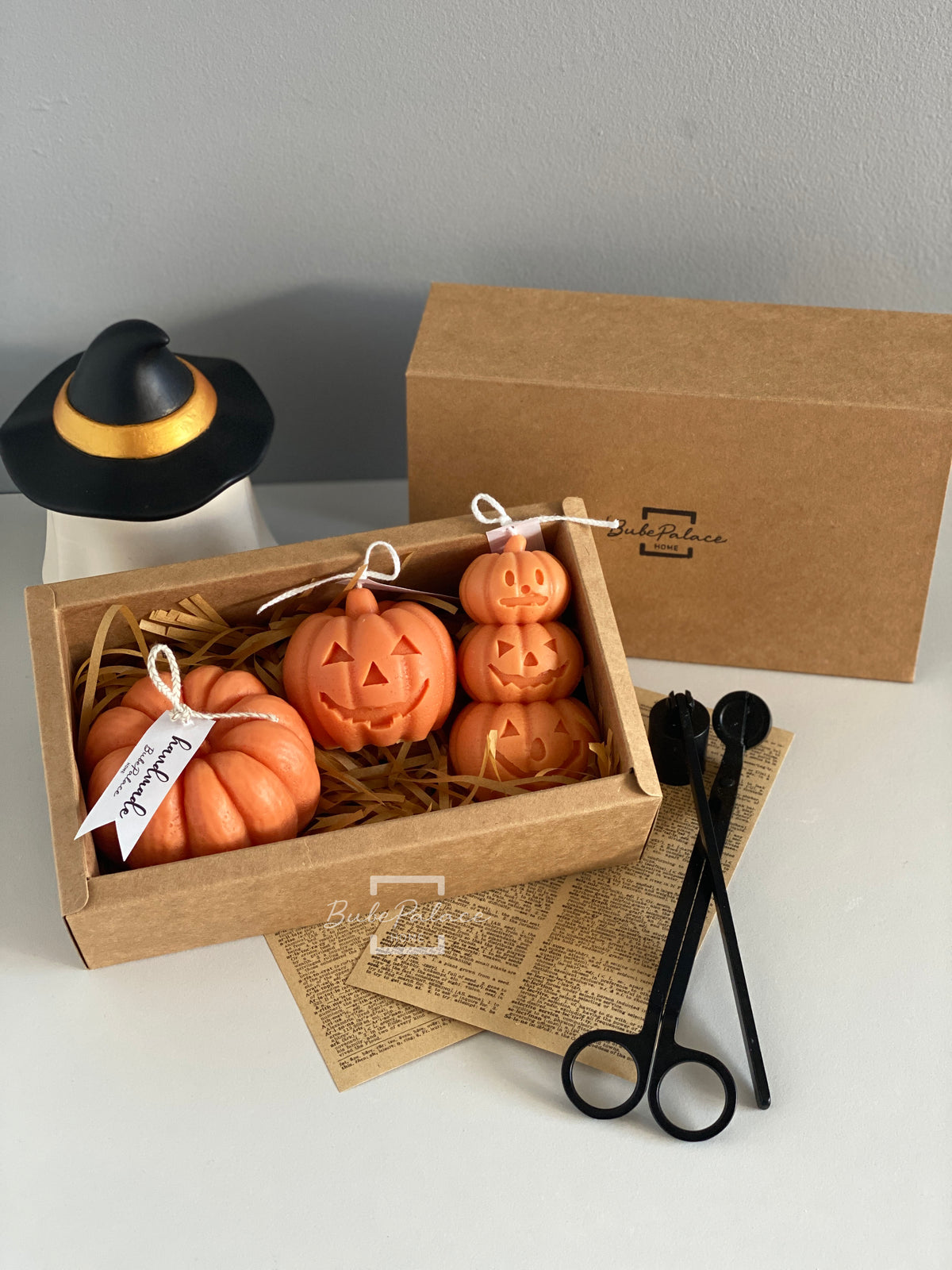 Halloween Pumpkin Gift Set - Set of 3