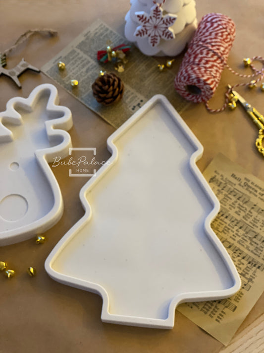 Hardcrafted Christmas Tree Shaped Decor Tray