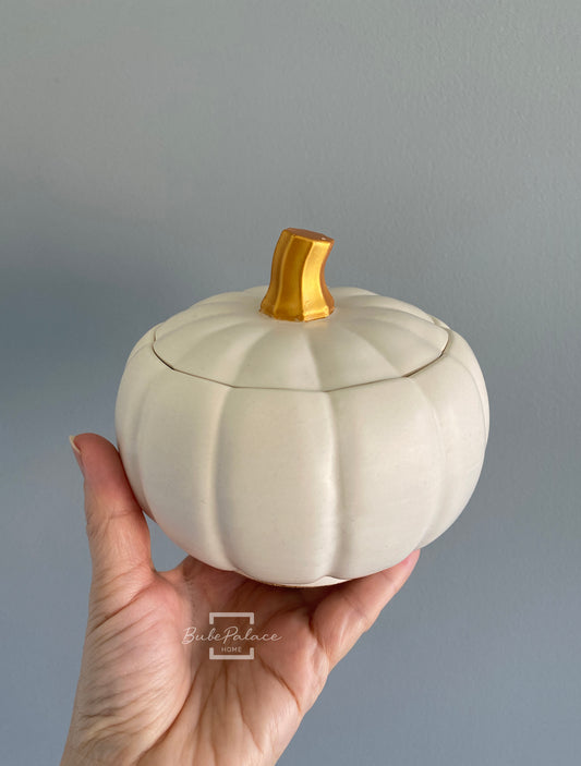 Large Pumpkin Container Scented Candle
