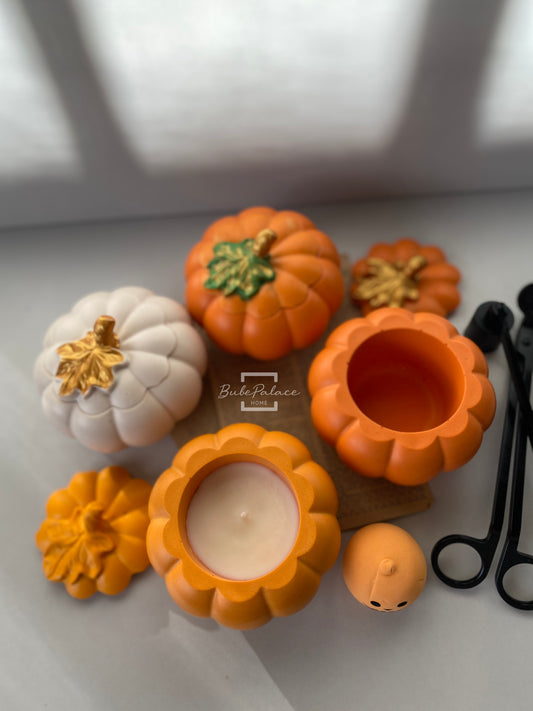 Handcrafted Pumpkin Shaped Candle