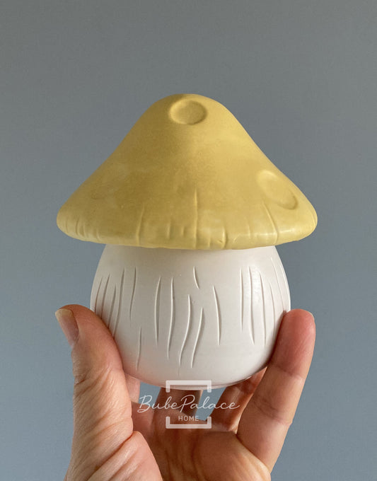 Mushroom shaped candle