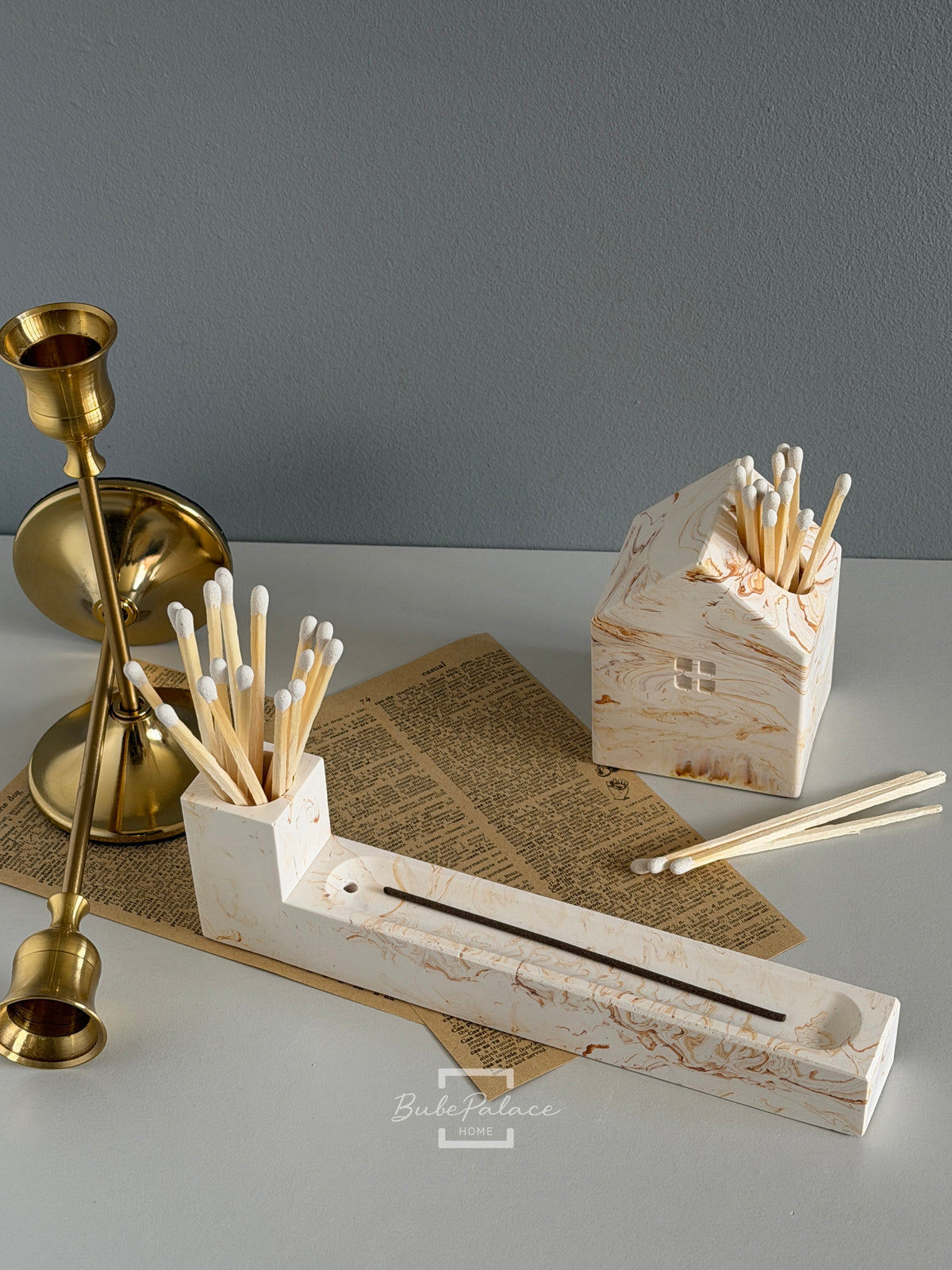 Handcrafted Stone Incense Holder