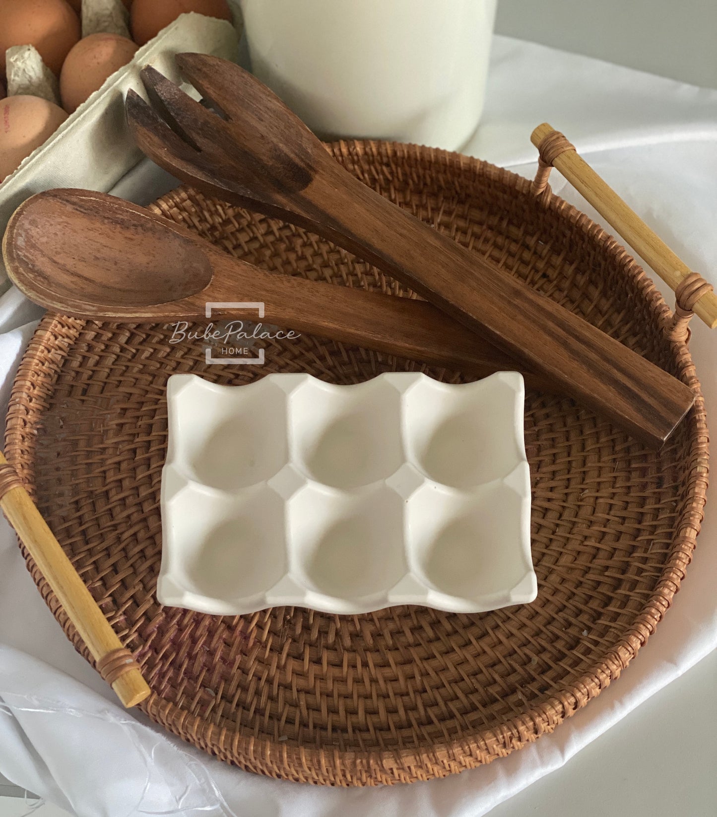 Handmade Stone Egg Holder