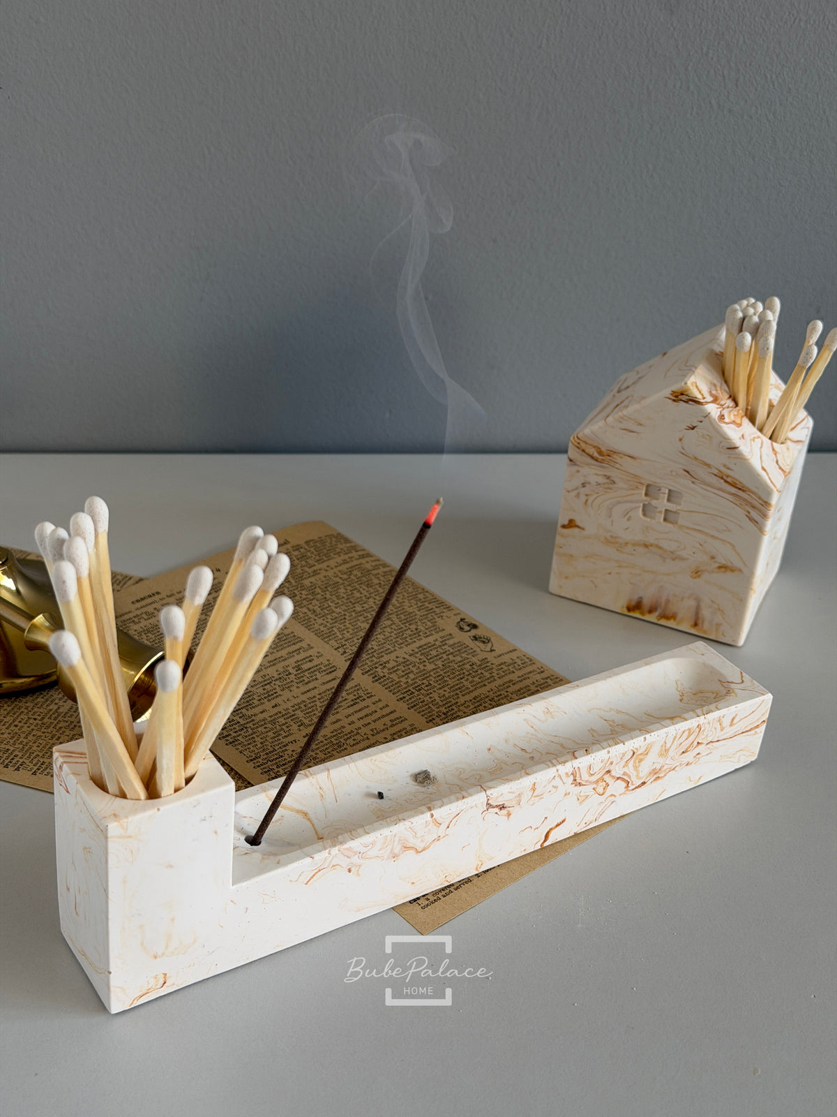 Handcrafted Stone Incense Holder