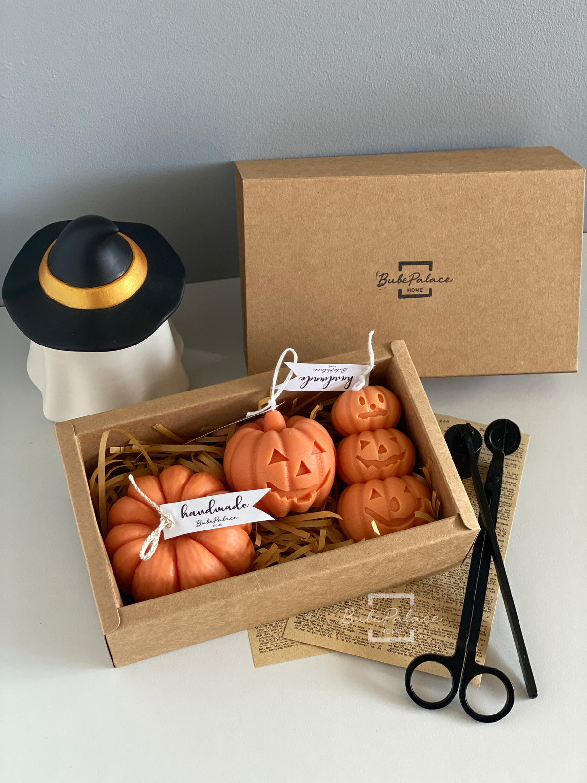 Halloween Pumpkin Gift Set - Set of 3
