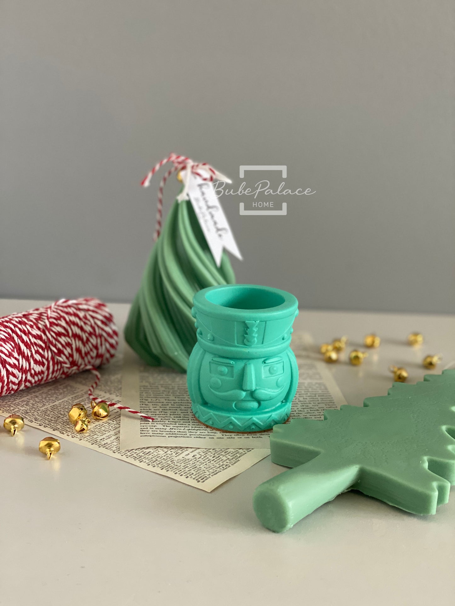 Handcrafted Nutcracker Candlestick Holder