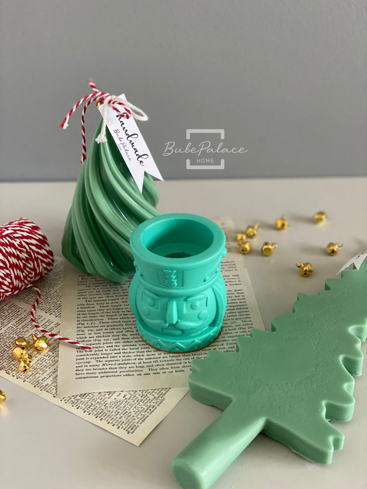 Handcrafted Nutcracker Candlestick Holder