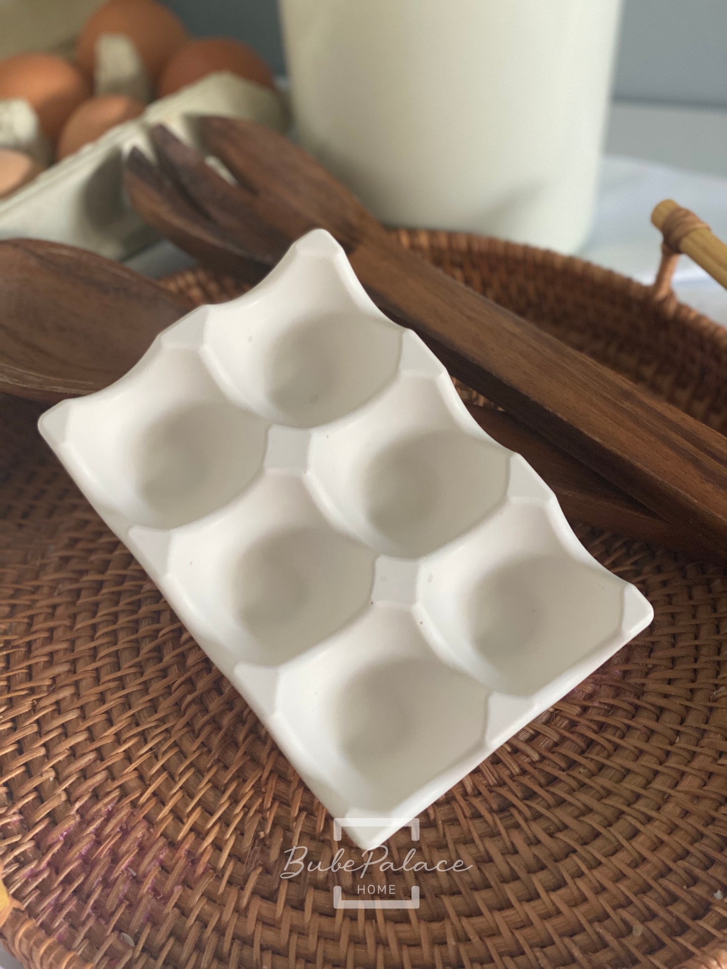 Handmade Stone Egg Holder