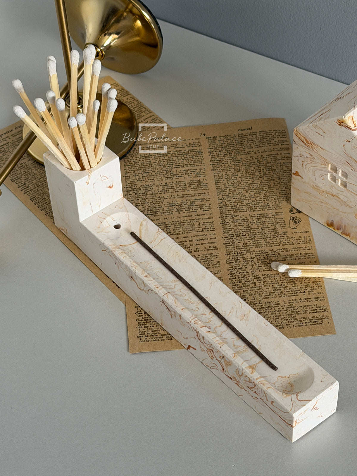 Handcrafted Stone Incense Holder