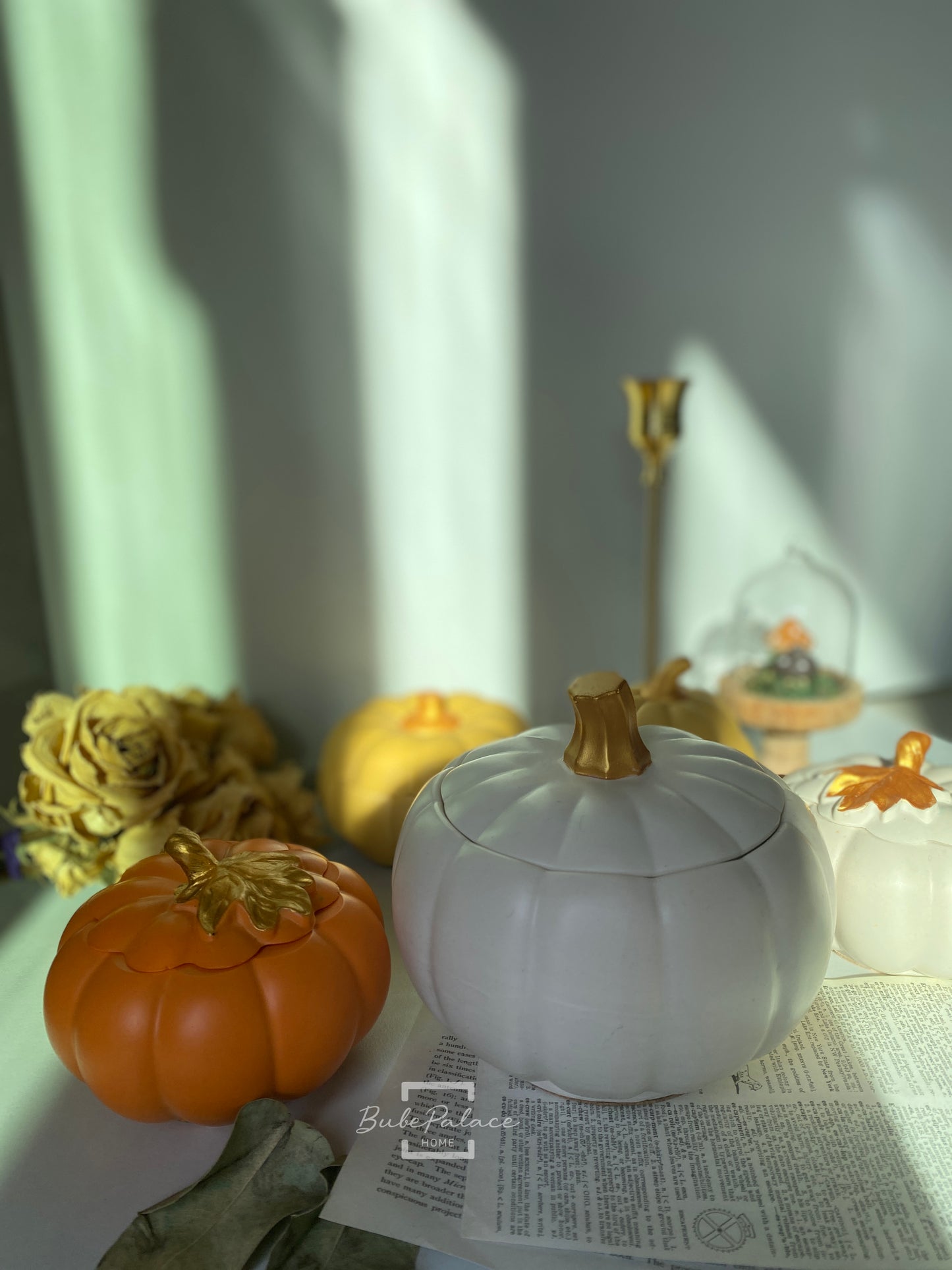 Large Pumpkin Container Scented Candle