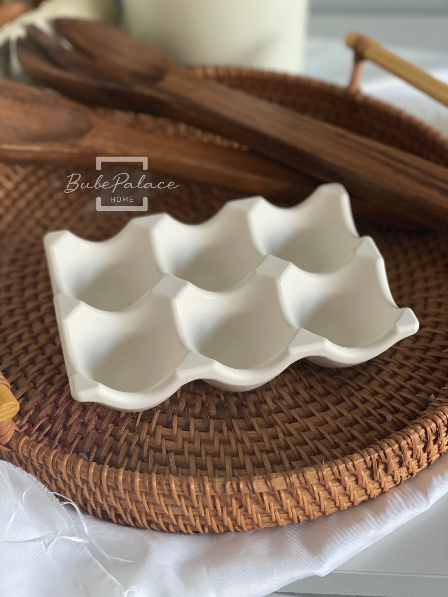 Handmade Stone Egg Holder