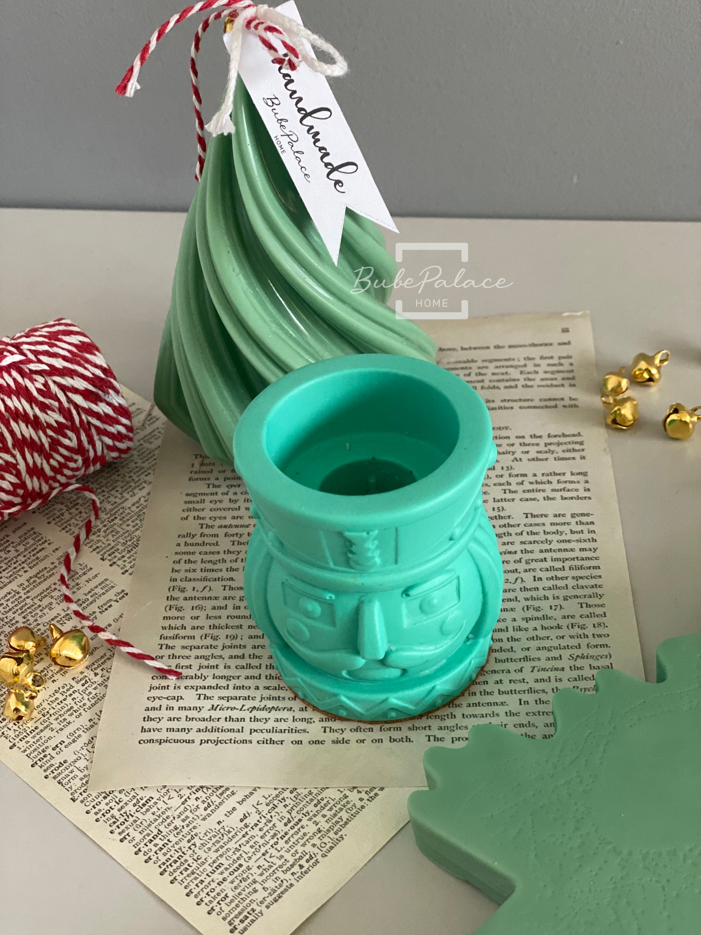 Handcrafted Nutcracker Candlestick Holder