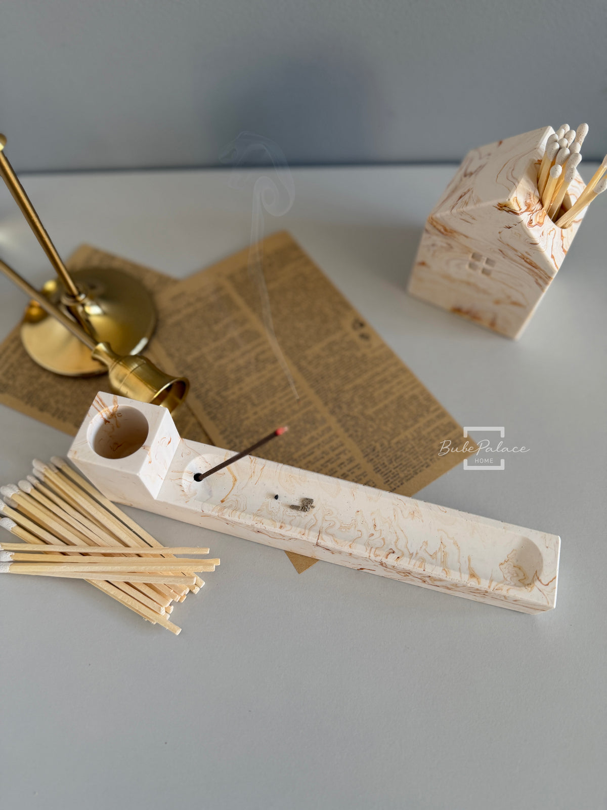 Handcrafted Stone Incense Holder