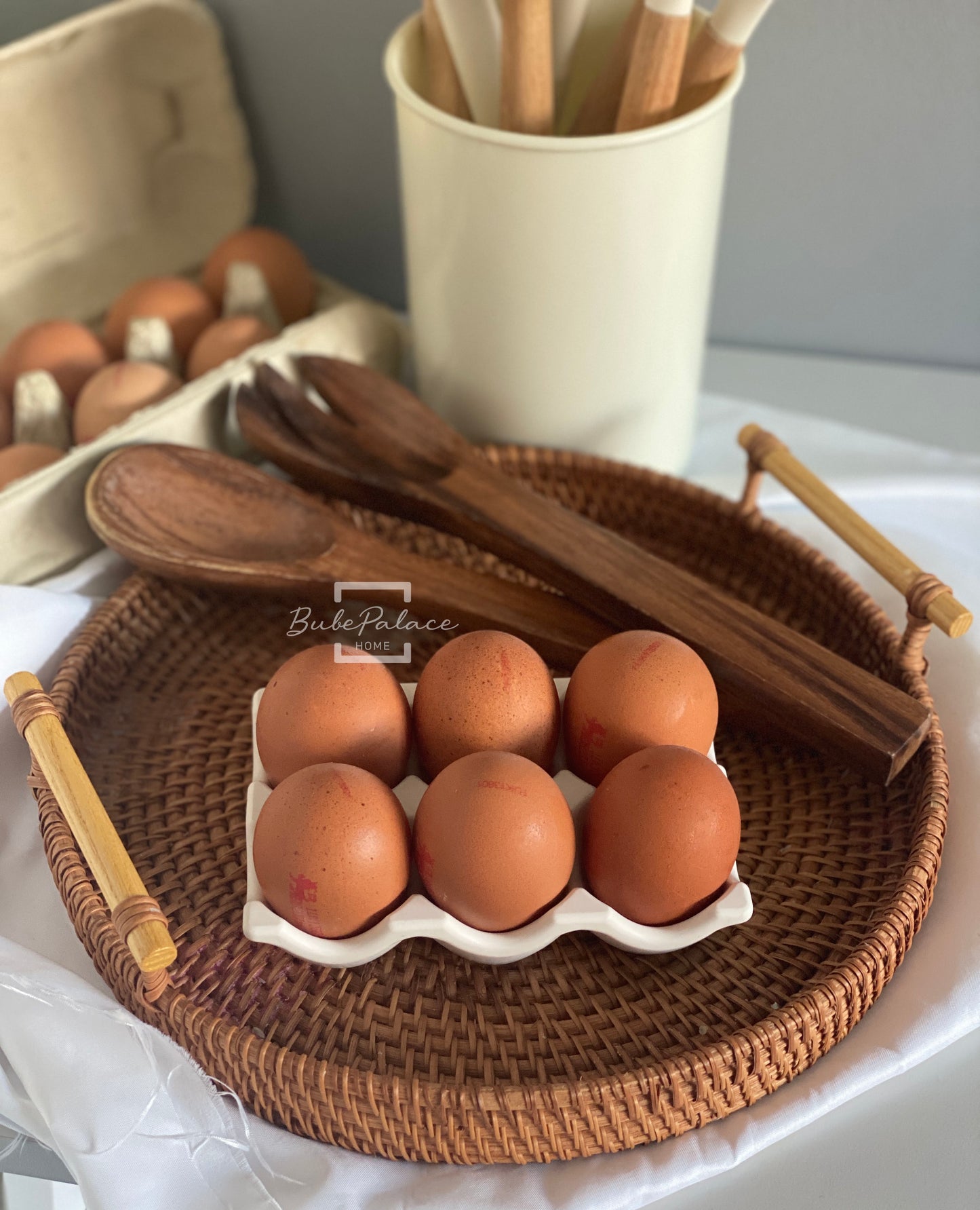 Handmade Stone Egg Holder