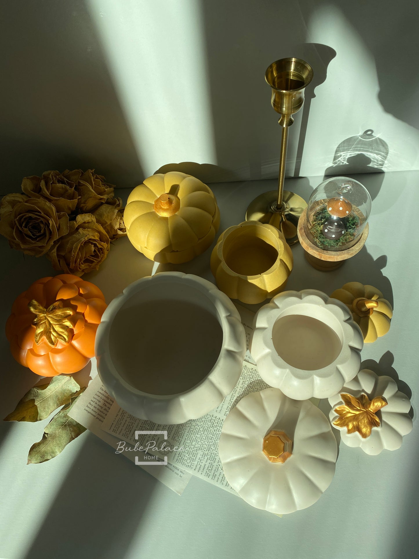 Large Pumpkin Container Scented Candle