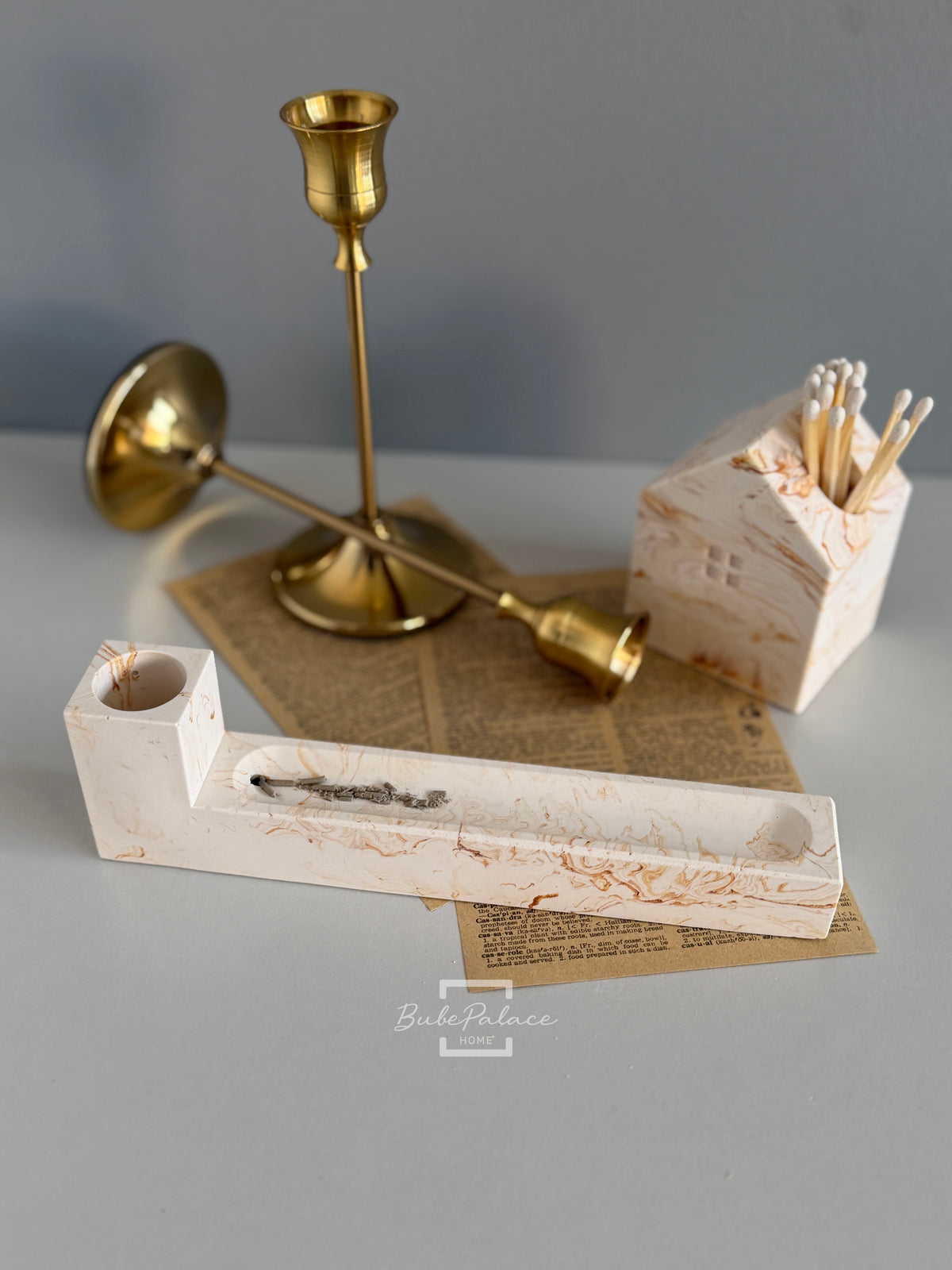 Handcrafted Stone Incense Holder