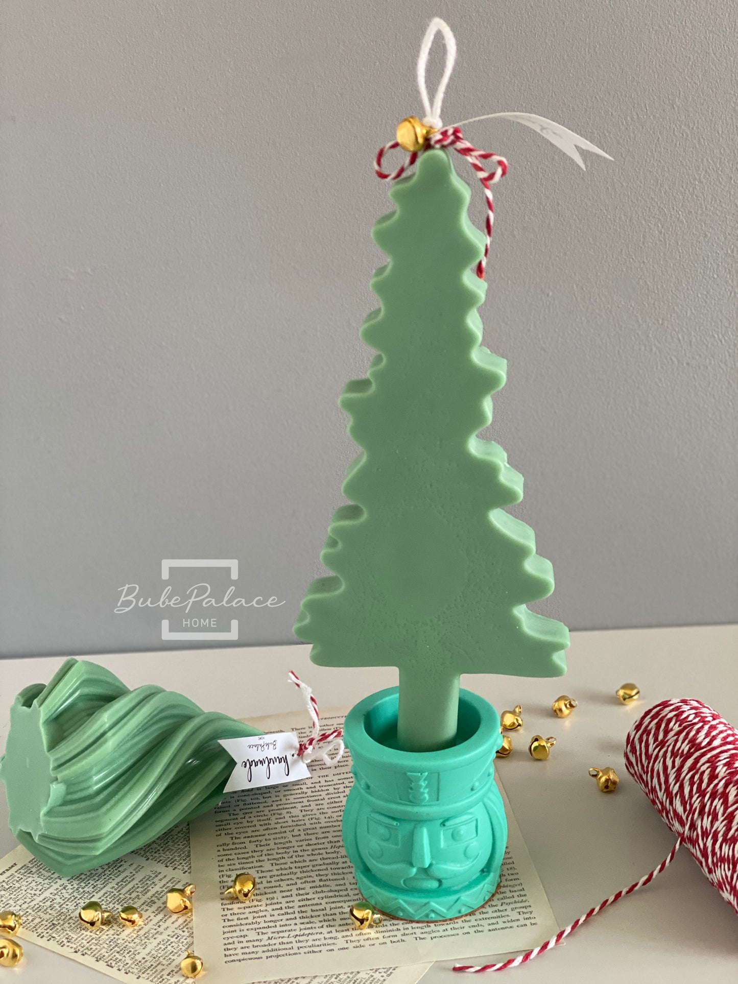 Handcrafted Nutcracker Candlestick Holder