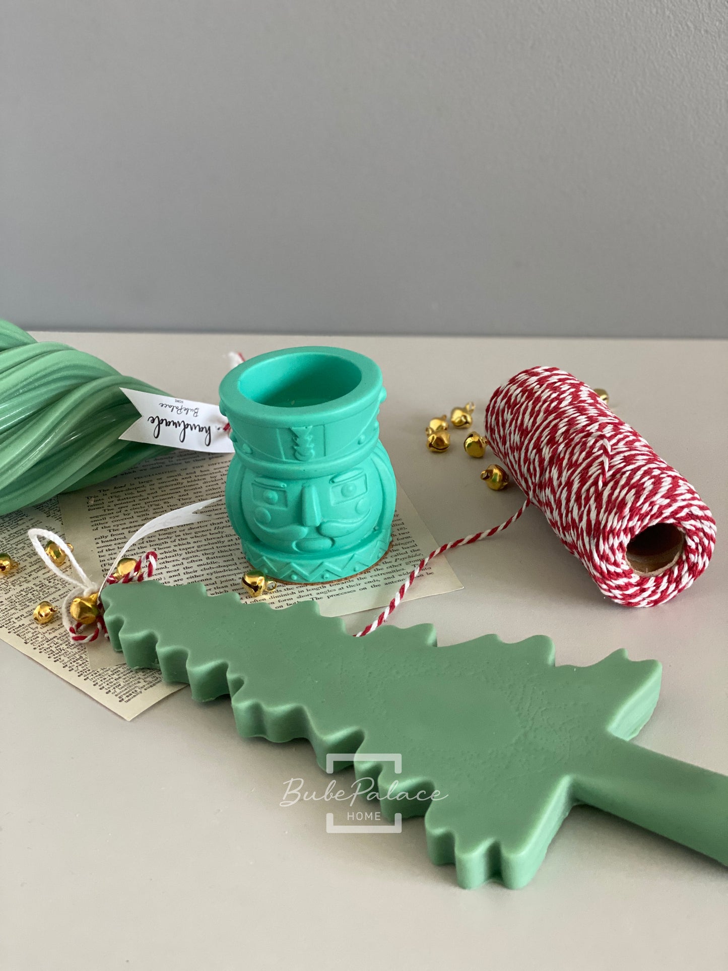 Handcrafted Nutcracker Candlestick Holder