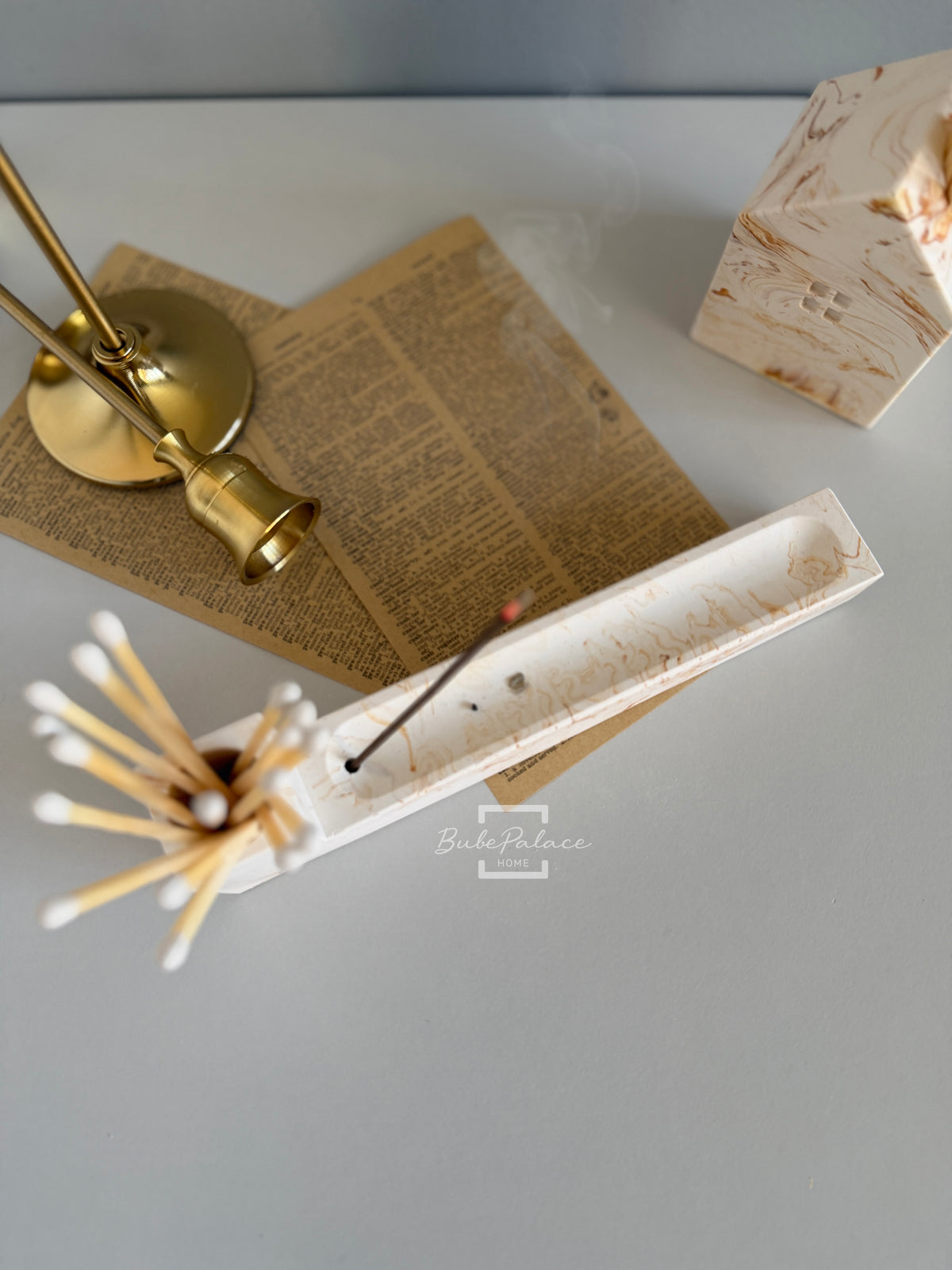 Handcrafted Stone Incense Holder