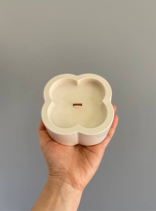 Handcrafted Four-leaf clover container scented candles