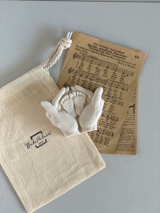 Mother & Child Handcrafted Stoneware Sculpture