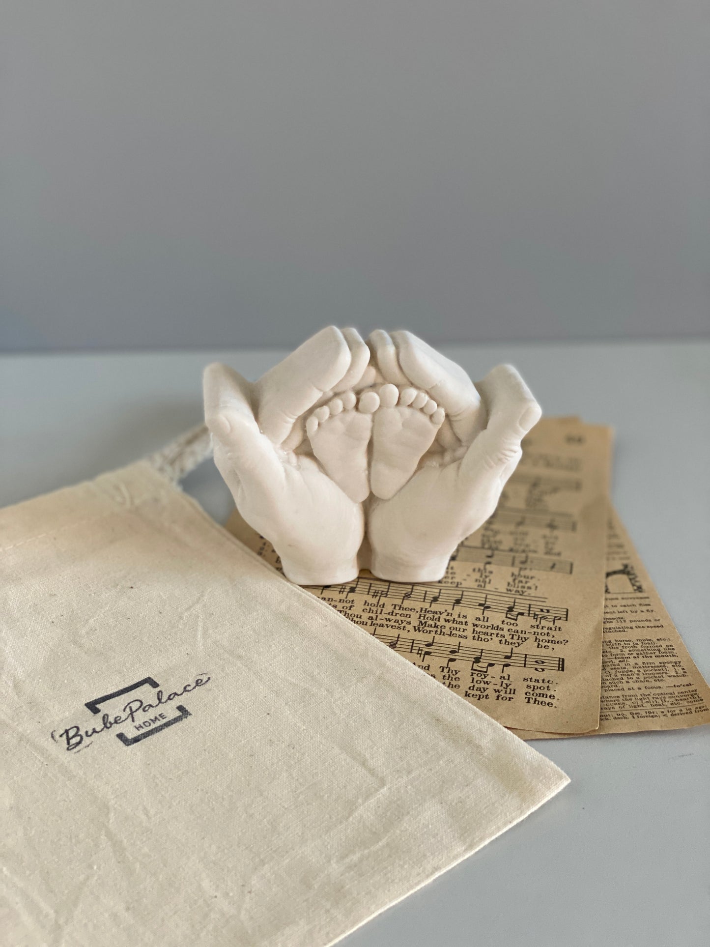 Mother & Child Handcrafted Stoneware Sculpture