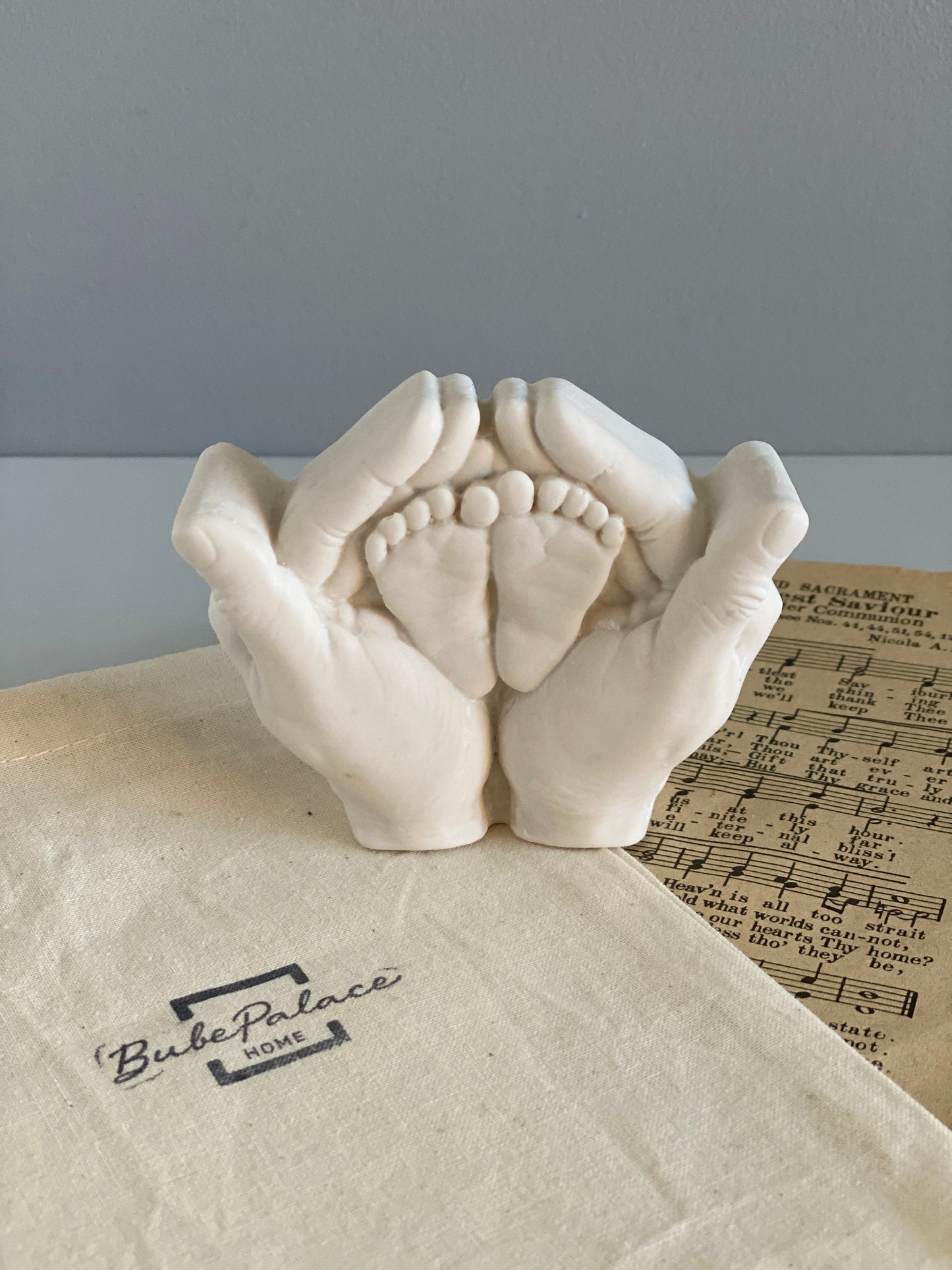 Mother & Child Handcrafted Stoneware Sculpture