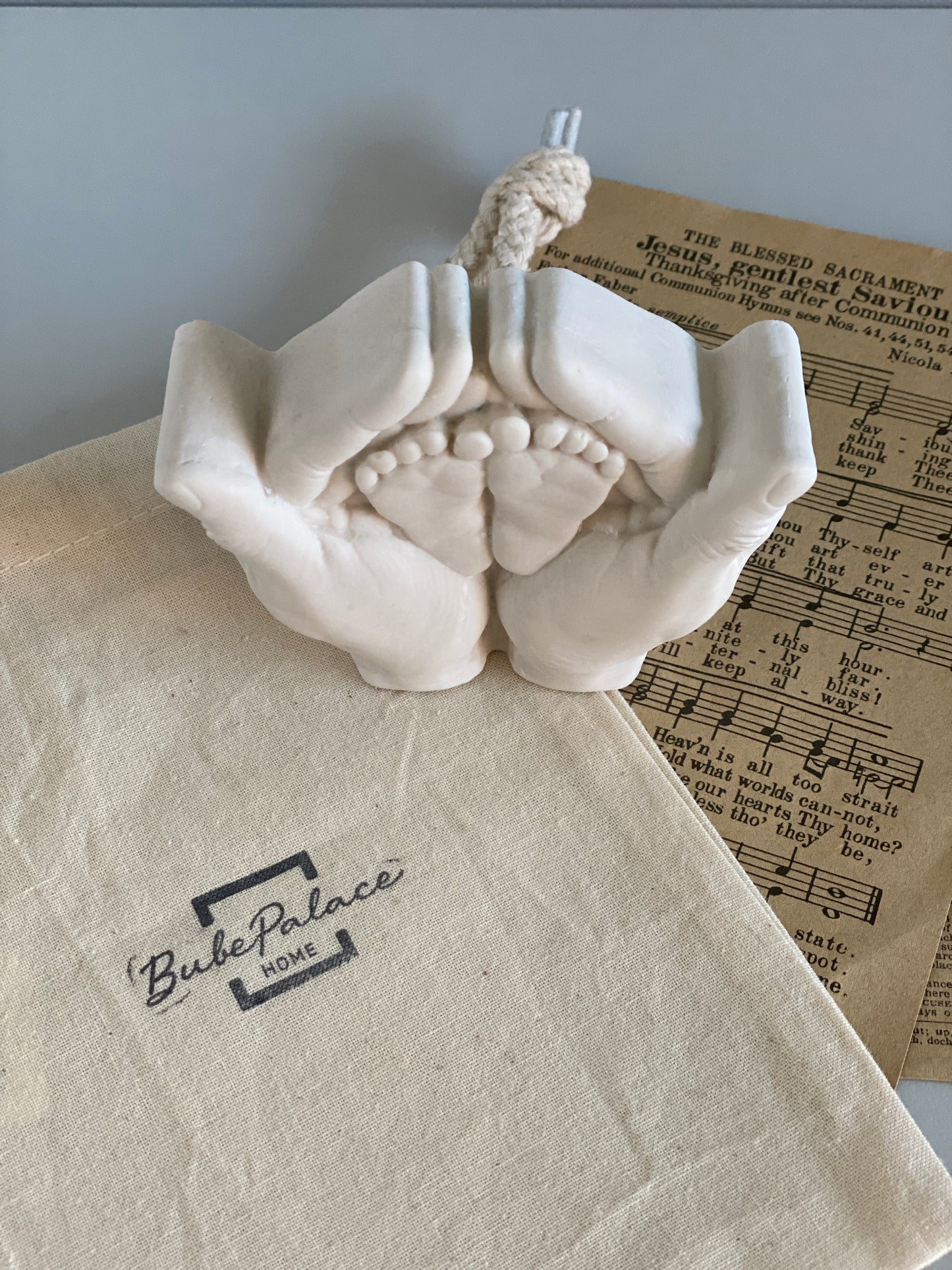 Mother & Child Handcrafted Stoneware Sculpture
